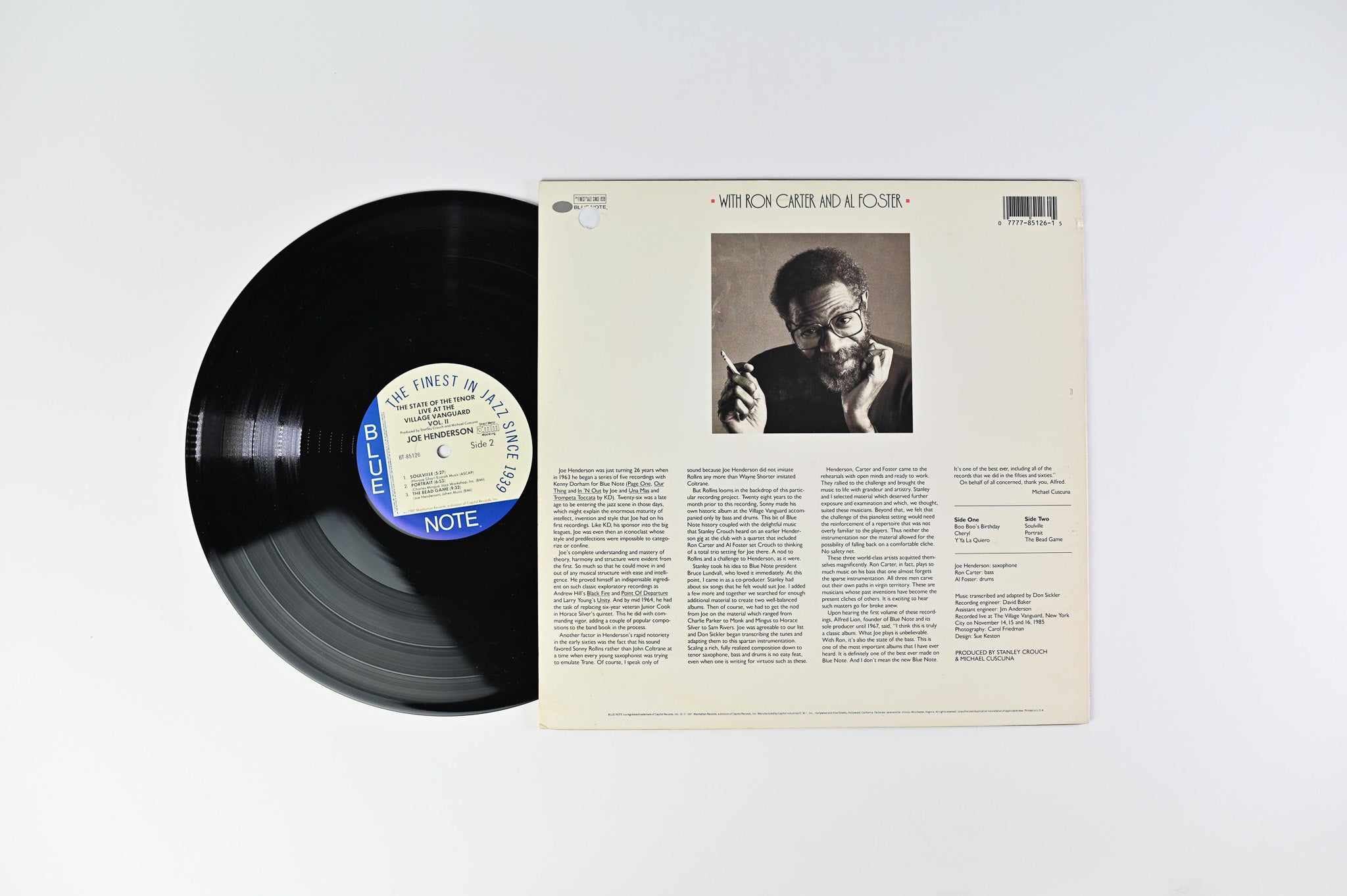Joe Henderson - The State Of The Tenor • Live At The Village Vanguard • Volume Two on Blue Note DMM