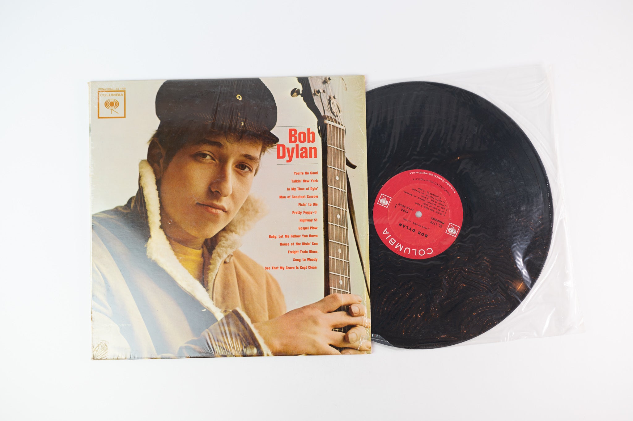 Bob Dylan - Bob Dylan on Columbia Mono 2 Eye Sealed in Poly Inner Sleeve