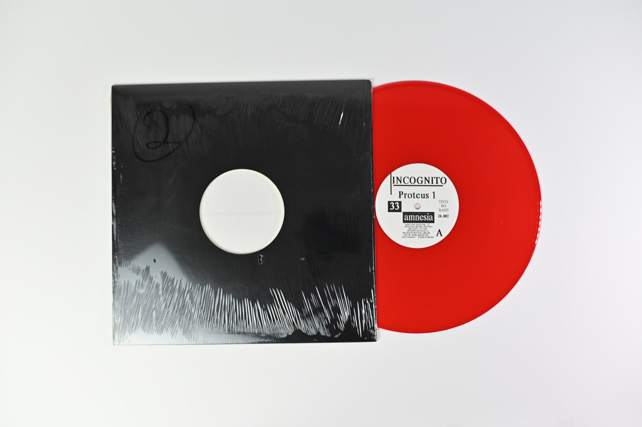 Proteus 1 - Amnesia on Incognito Red Vinyl 12"
