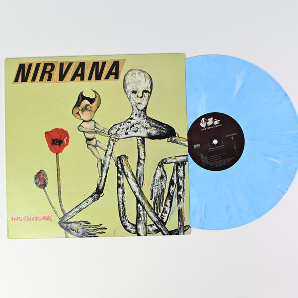 Nirvana - Incesticide on Geffen Ltd Blue Pale 1992 Pressing
