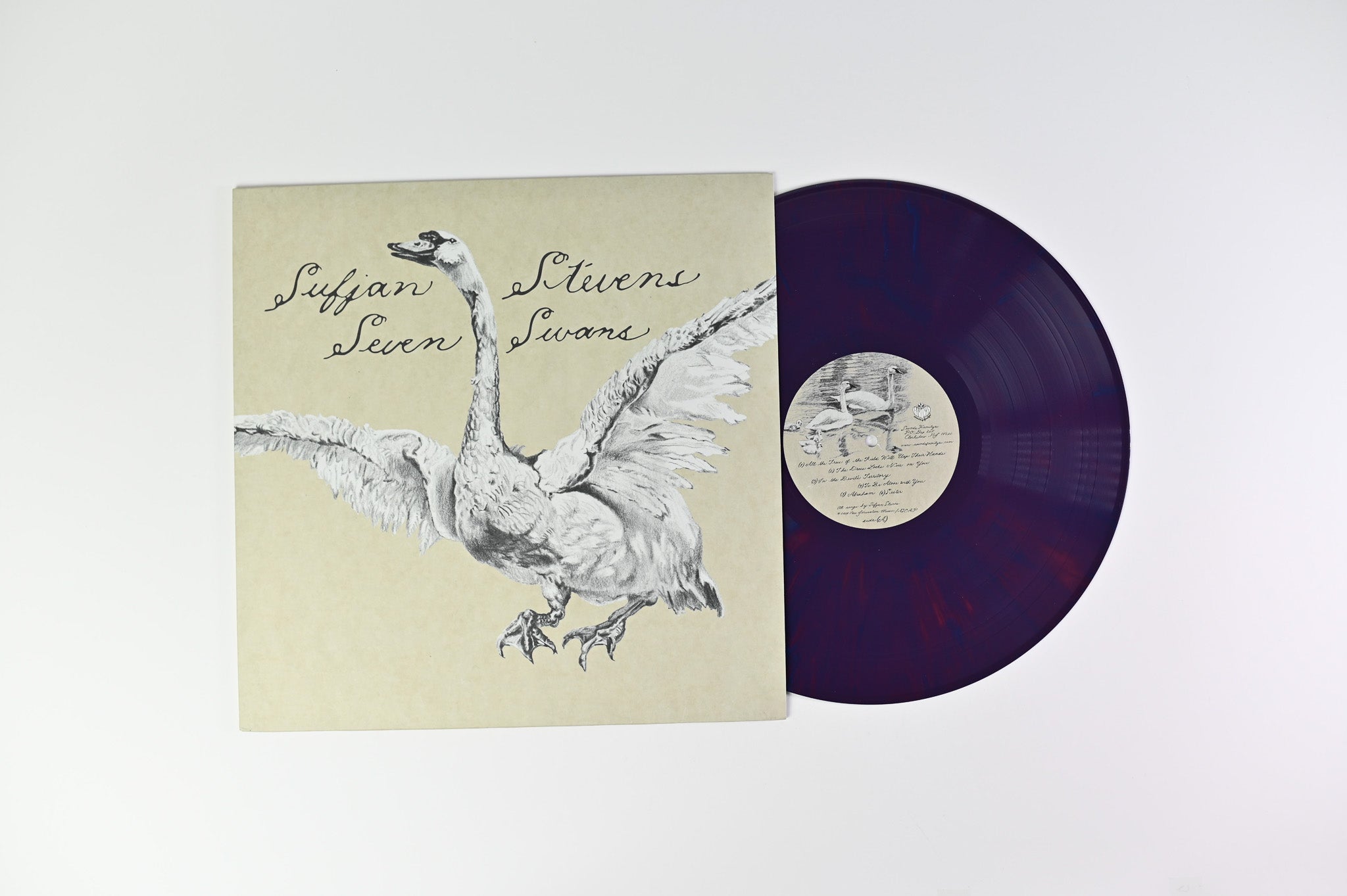 Sufjan Stevens - Seven Swans on Sounds Familyre Color Marble Reissue Plus 7"