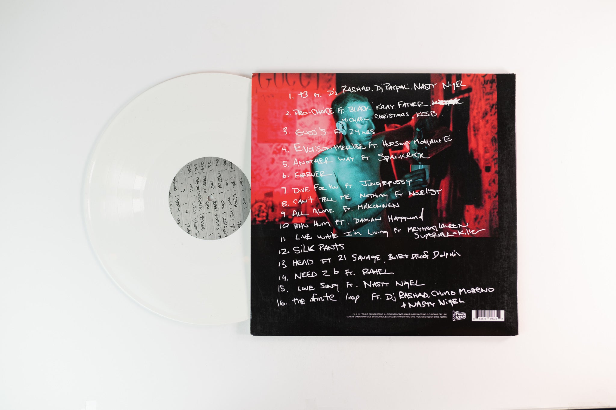 Nick Hook - Relationships on Fool's Gold Records - White Vinyl