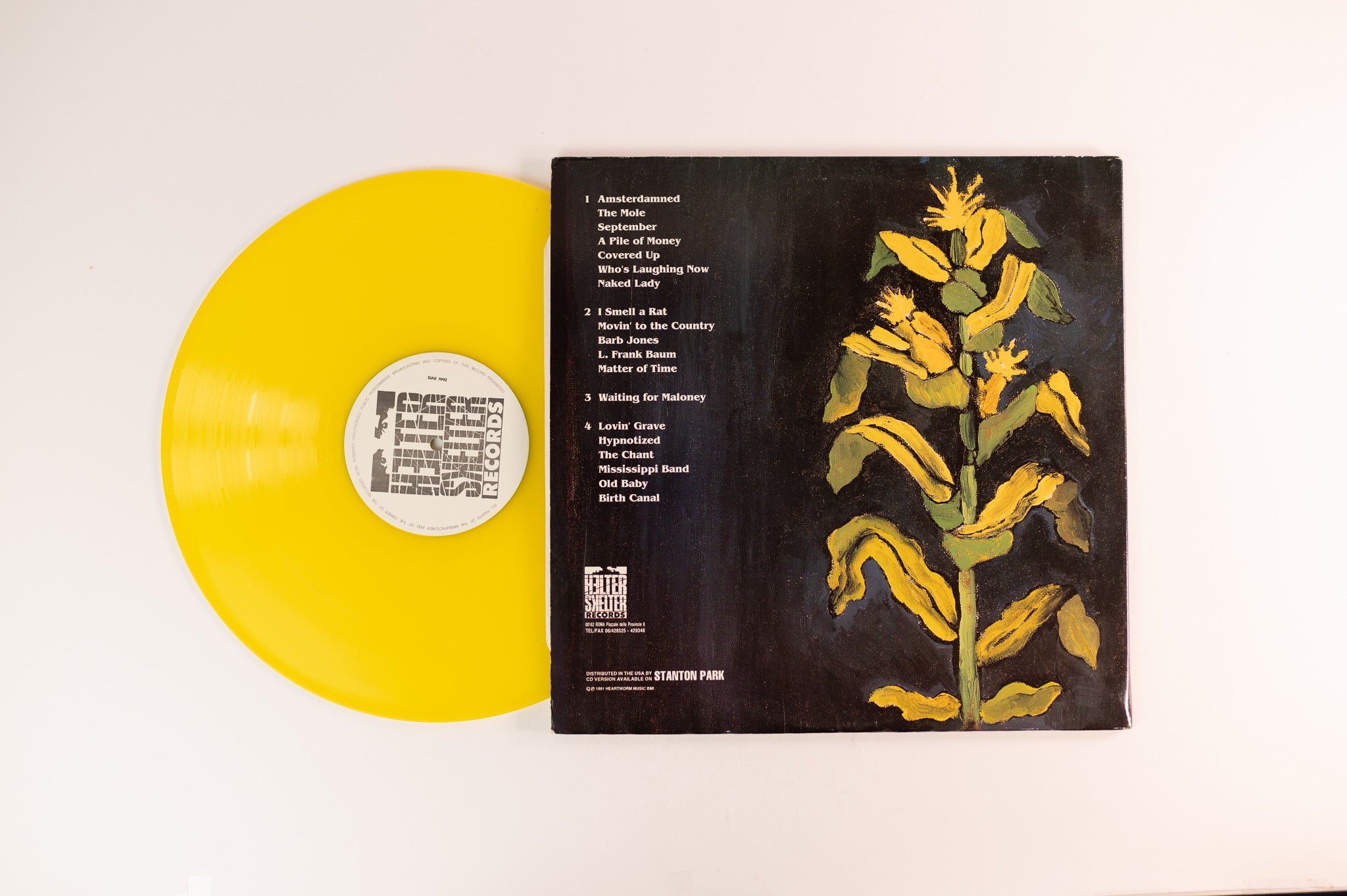 The Bags - Night Of The Corn People Waiting For Maloney on Helter Skelter Records - Green & Yellow Vinyl