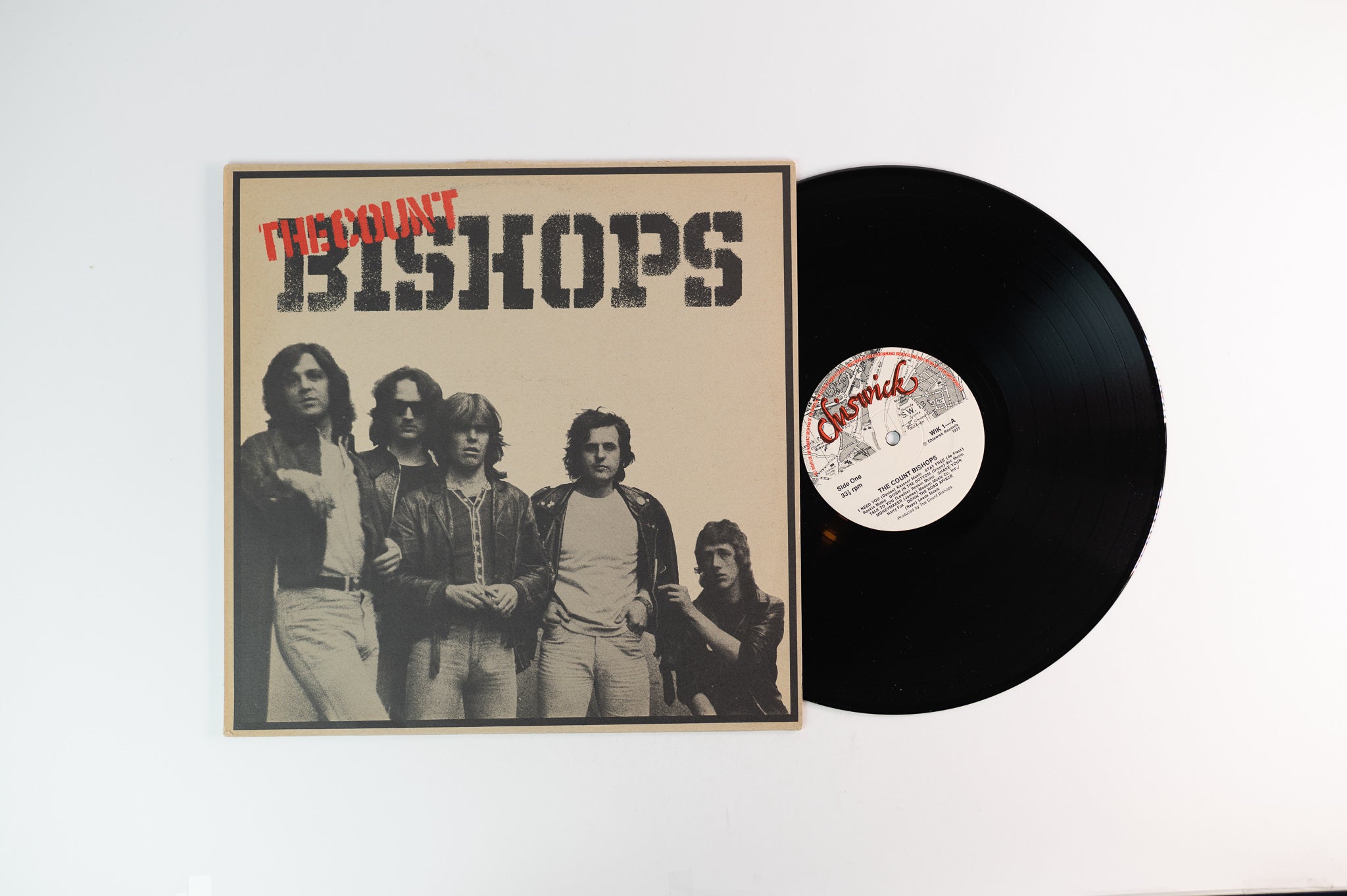 The Count Bishops - The Count Bishops on Chiswick Records - UK pressing