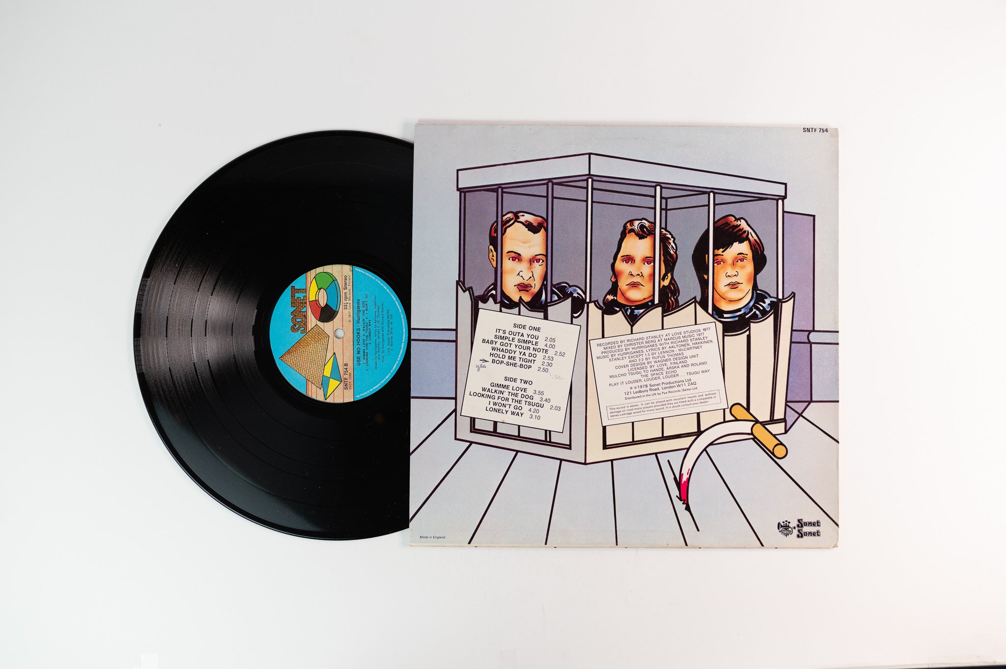 Hurriganes - Use No Hooks on Sonet - UK Pressing