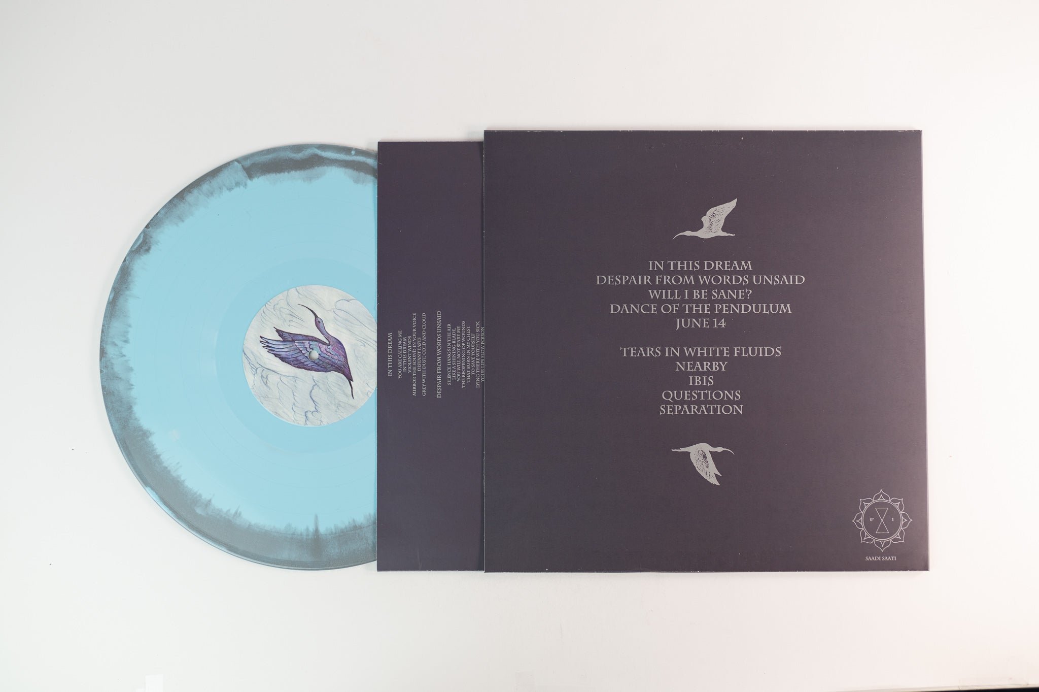 Leila Abdul Rauf - Cold And Cloud on Saadi Saati - Blue & Silver Vinyl