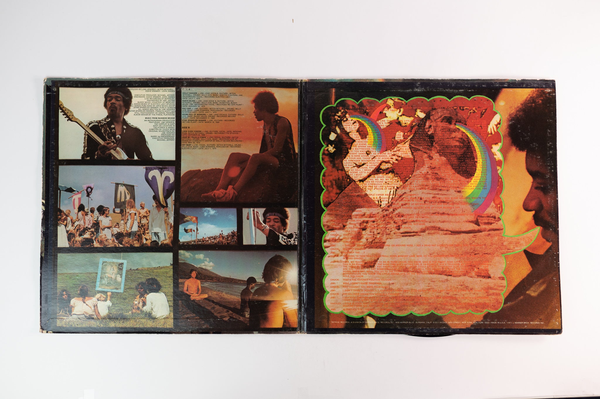 Jimi Hendrix - Rainbow Bridge (Original Motion Picture Sound Track) on Reprise - Promo