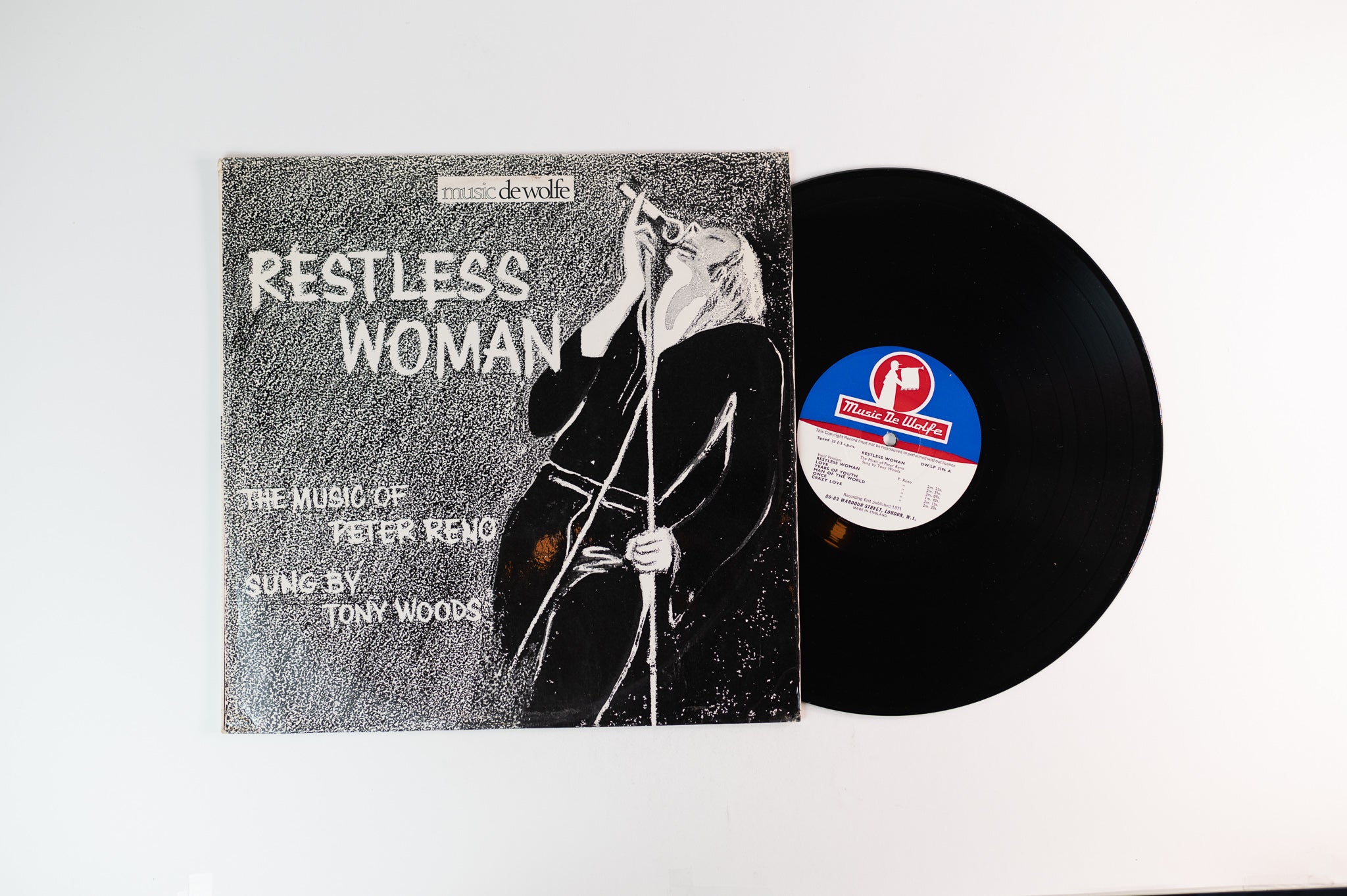 Peter Reno & Tony Woods - Restless Woman on Music De Wolfe