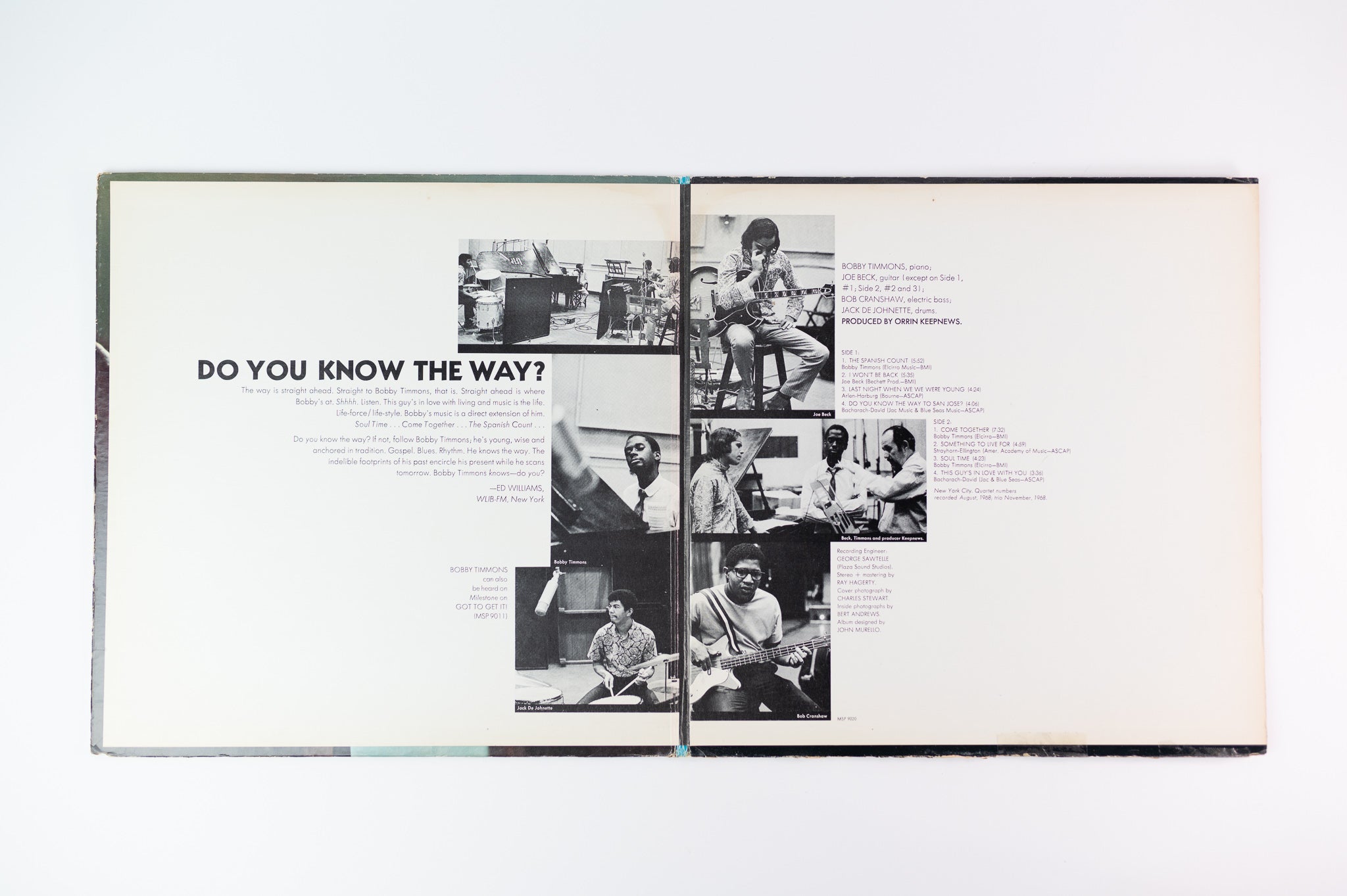 Bobby Timmons - Do You Know The Way? on Milestone