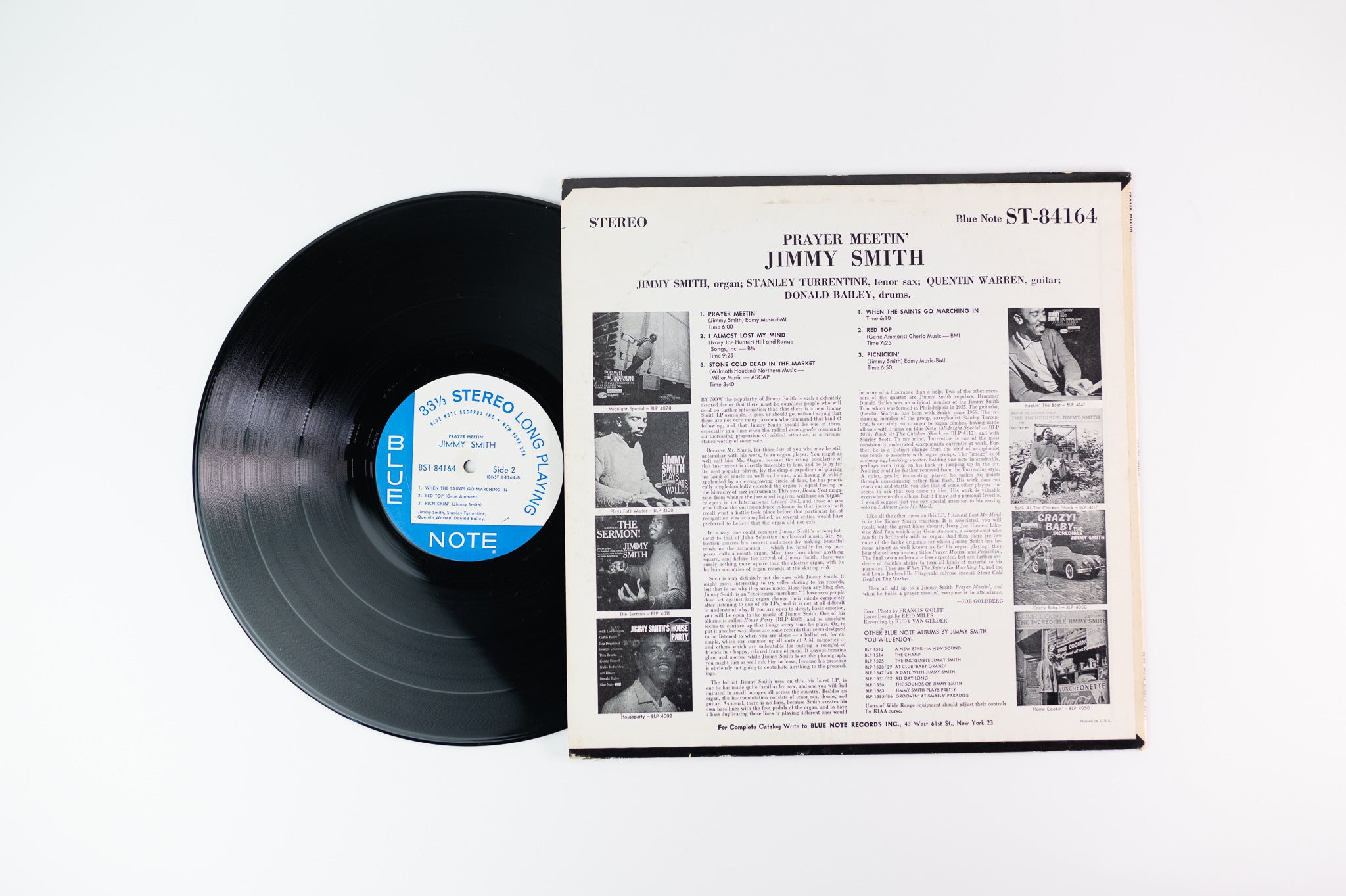 Jimmy Smith - Prayer Meetin' on Blue Note - BST 84164 Stereo New York