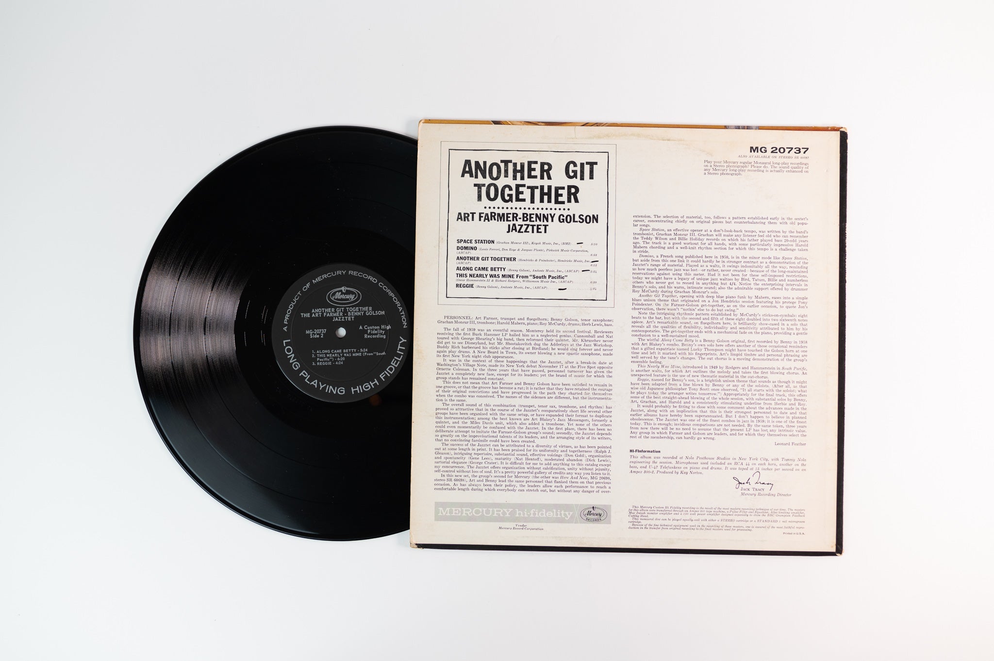 The Jazztet - Another Git Together on Mercury Mono