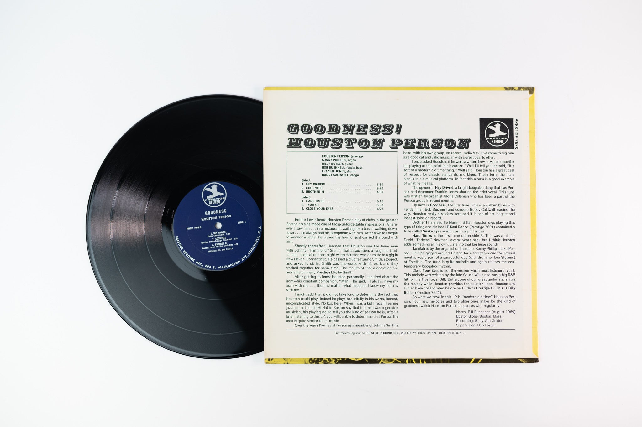 Houston Person - Goodness! on Prestige PRST 7678