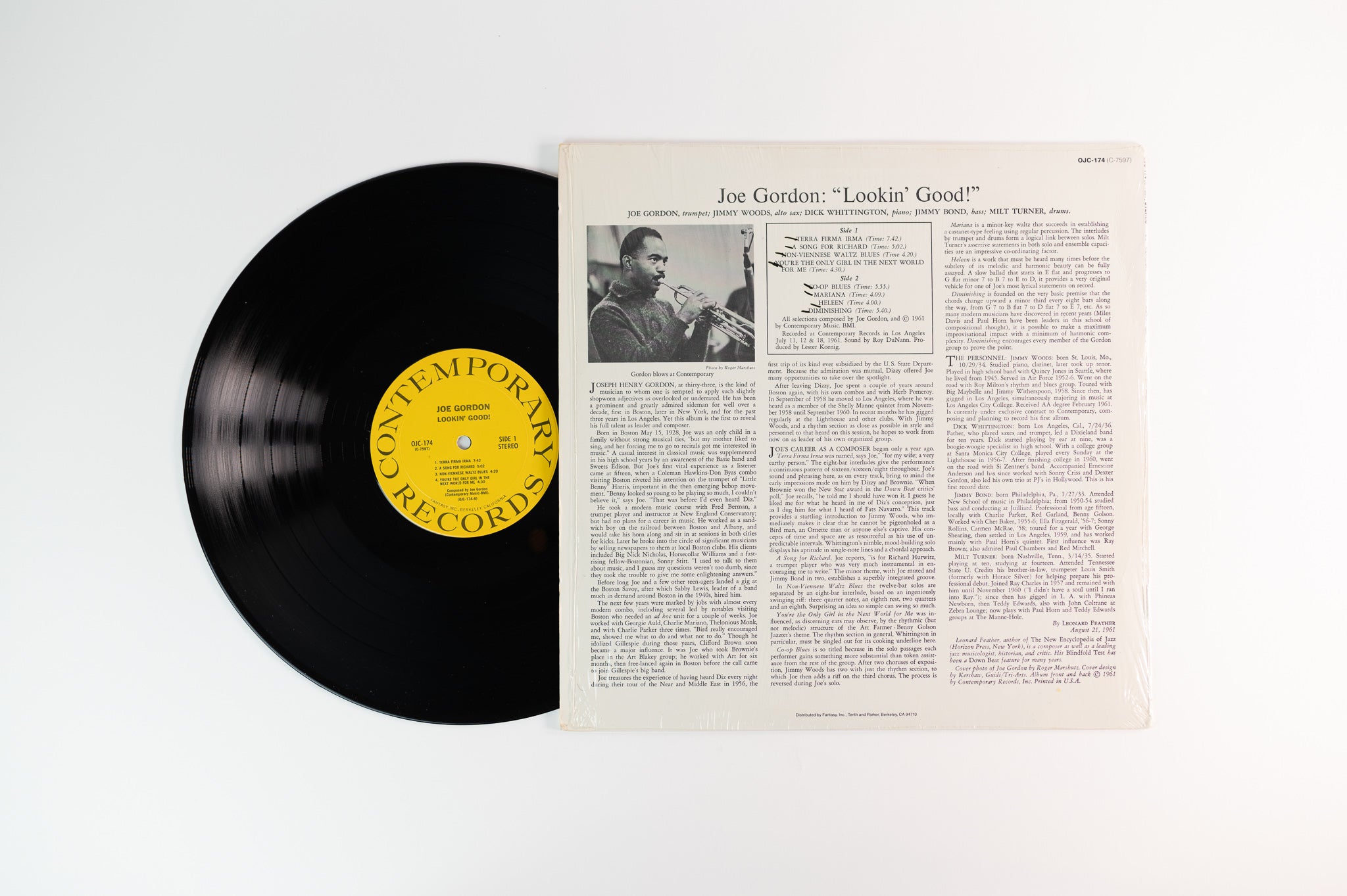 Joe Gordon - Lookin' Good on Contemporary OJC Reissue