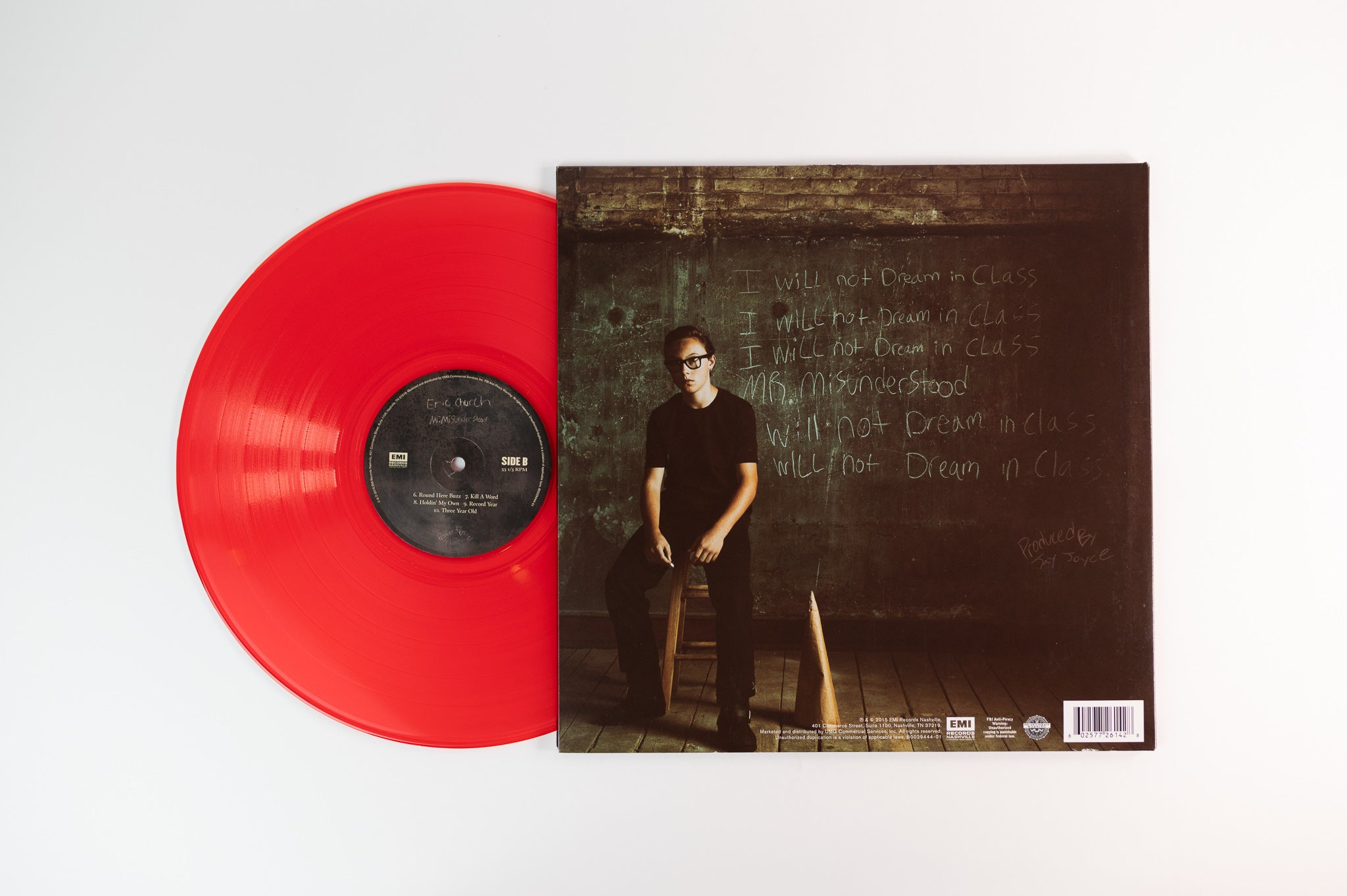 Eric Church - Mr. Misunderstood on EMI Nashville Ltd Red Vinyl Reissue