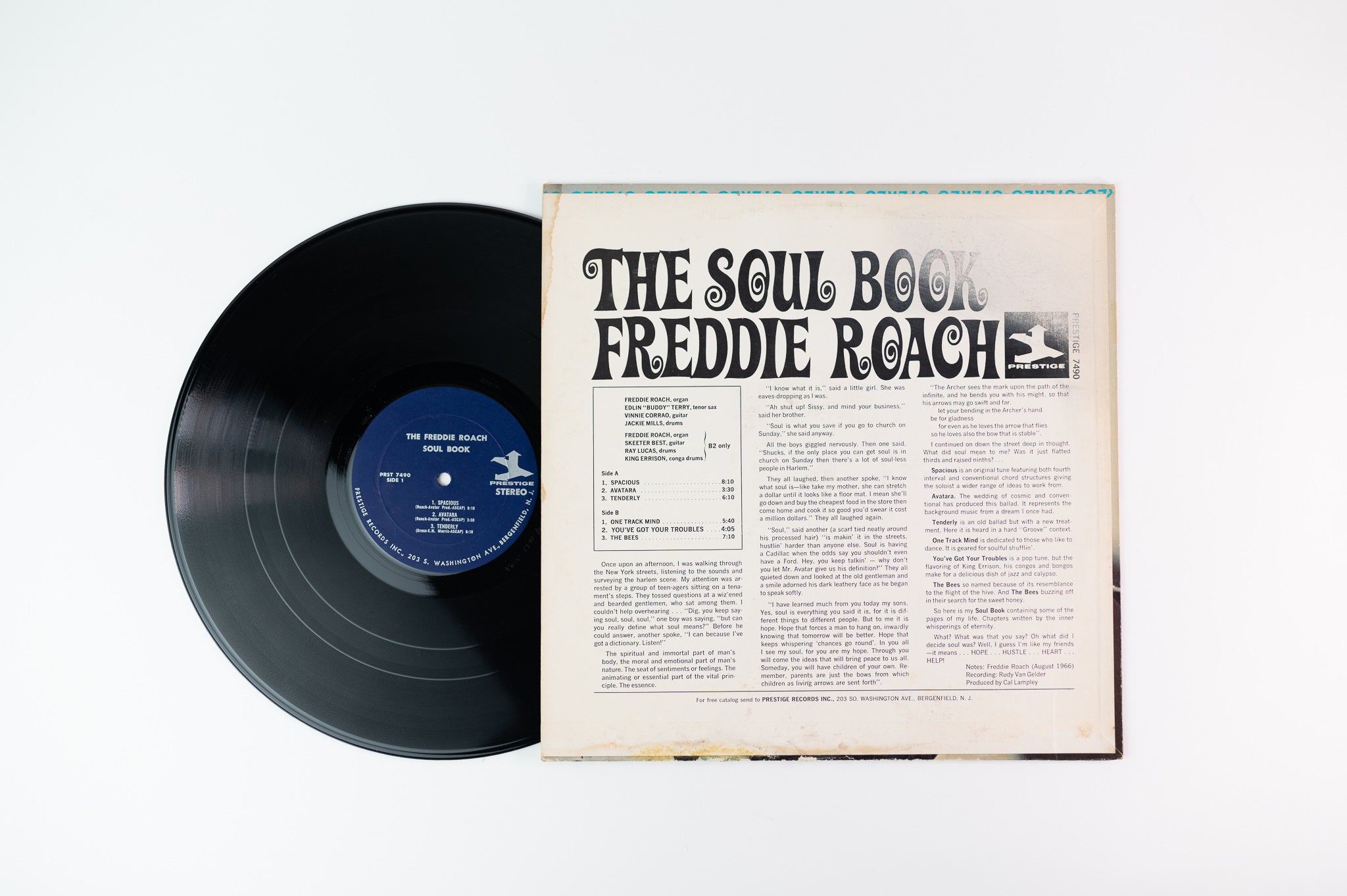 Freddie Roach - The Freddie Roach Soul Book on Prestige PRST 7490