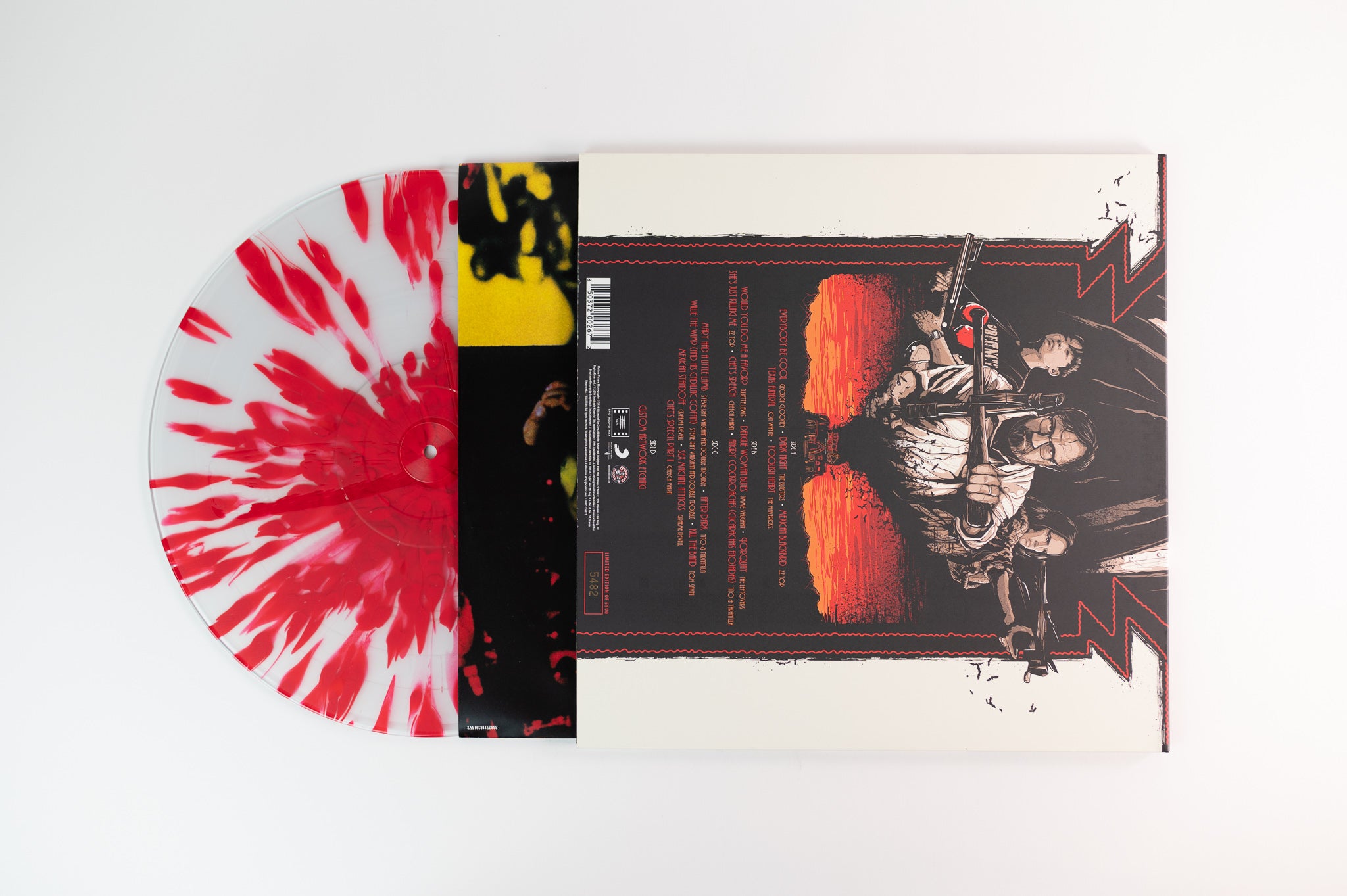Various - From Dusk Till Dawn: Music From The Motion Picture on Brookvale Ltd Numbered Clear Wit Red Blood Splatter