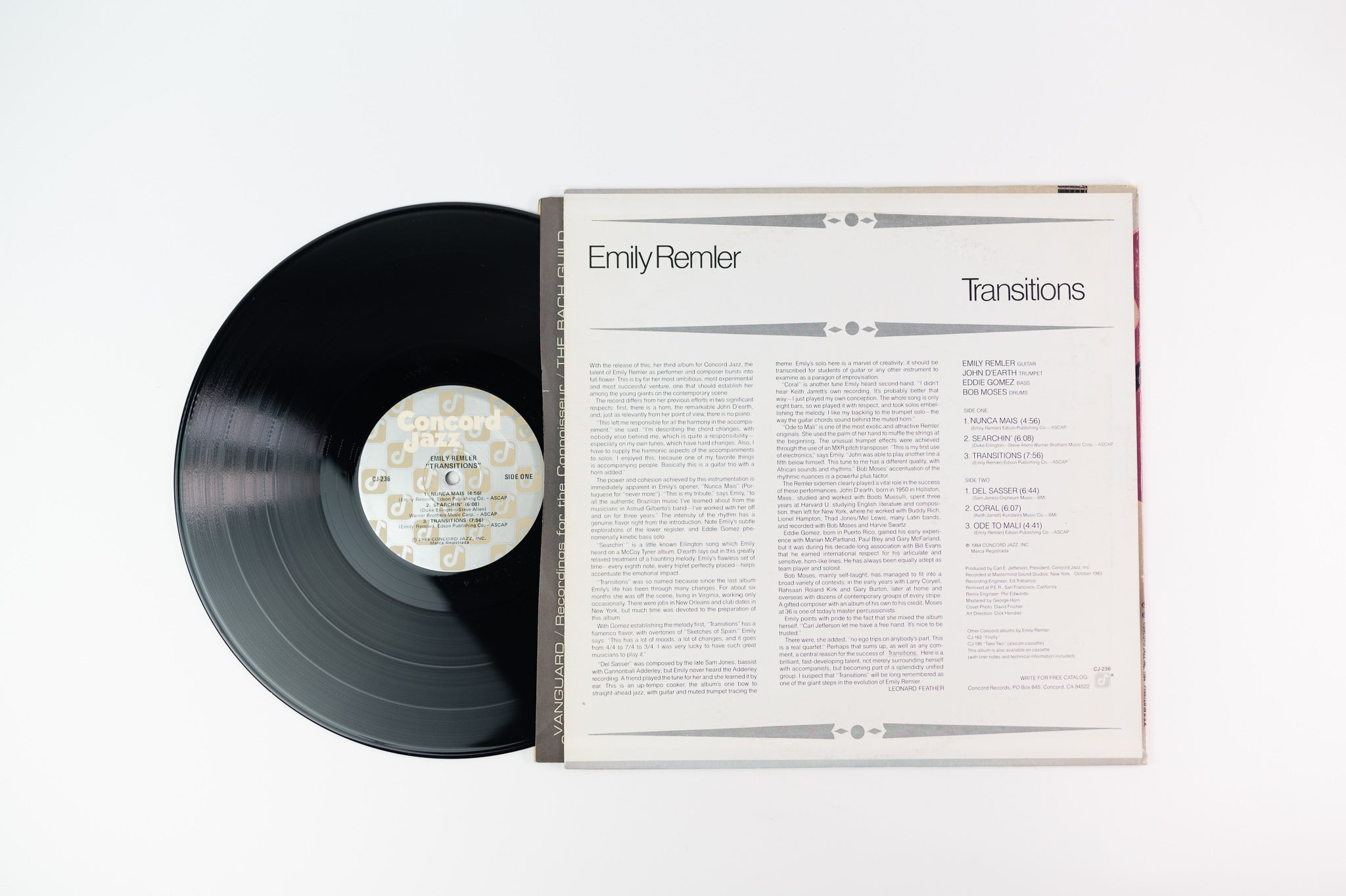 廃盤入手困難CD EMILY　REMLER/TRANSITIONS 廃盤入手困難CD EMILY REMLER/TRANSITIONS Emily Remler / Transitions