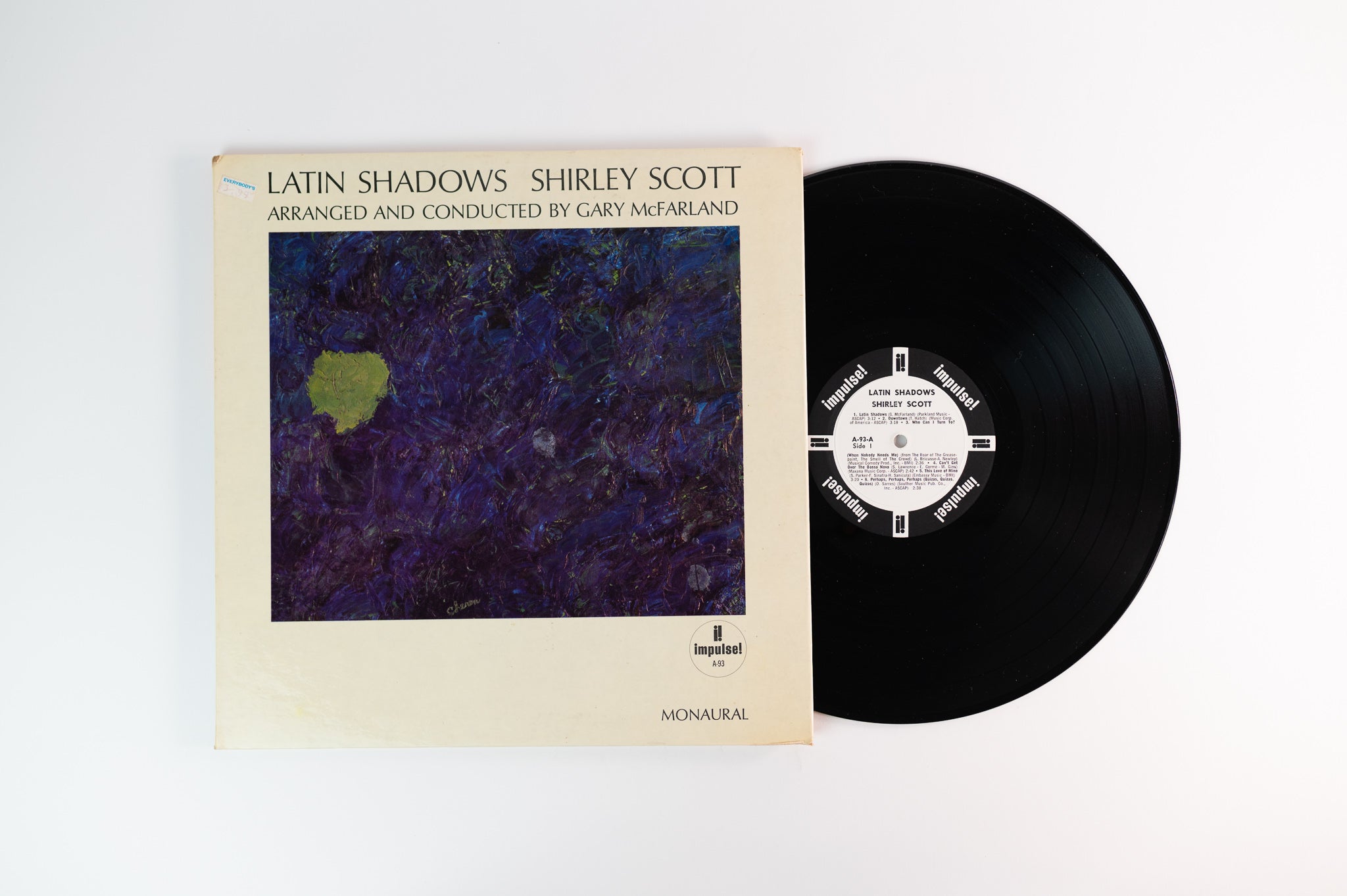 Shirley Scott - Latin Shadows on Impulse Mono Promo