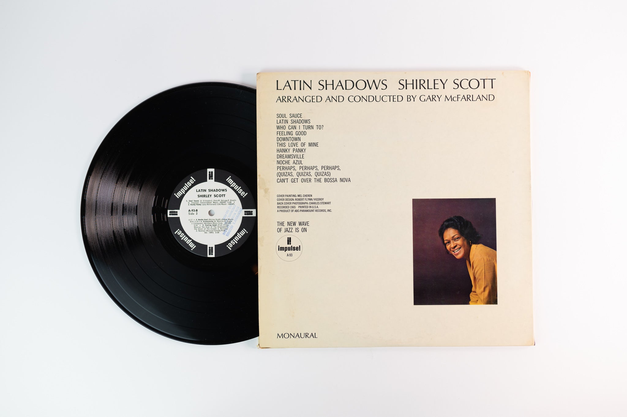 Shirley Scott - Latin Shadows on Impulse Mono Promo