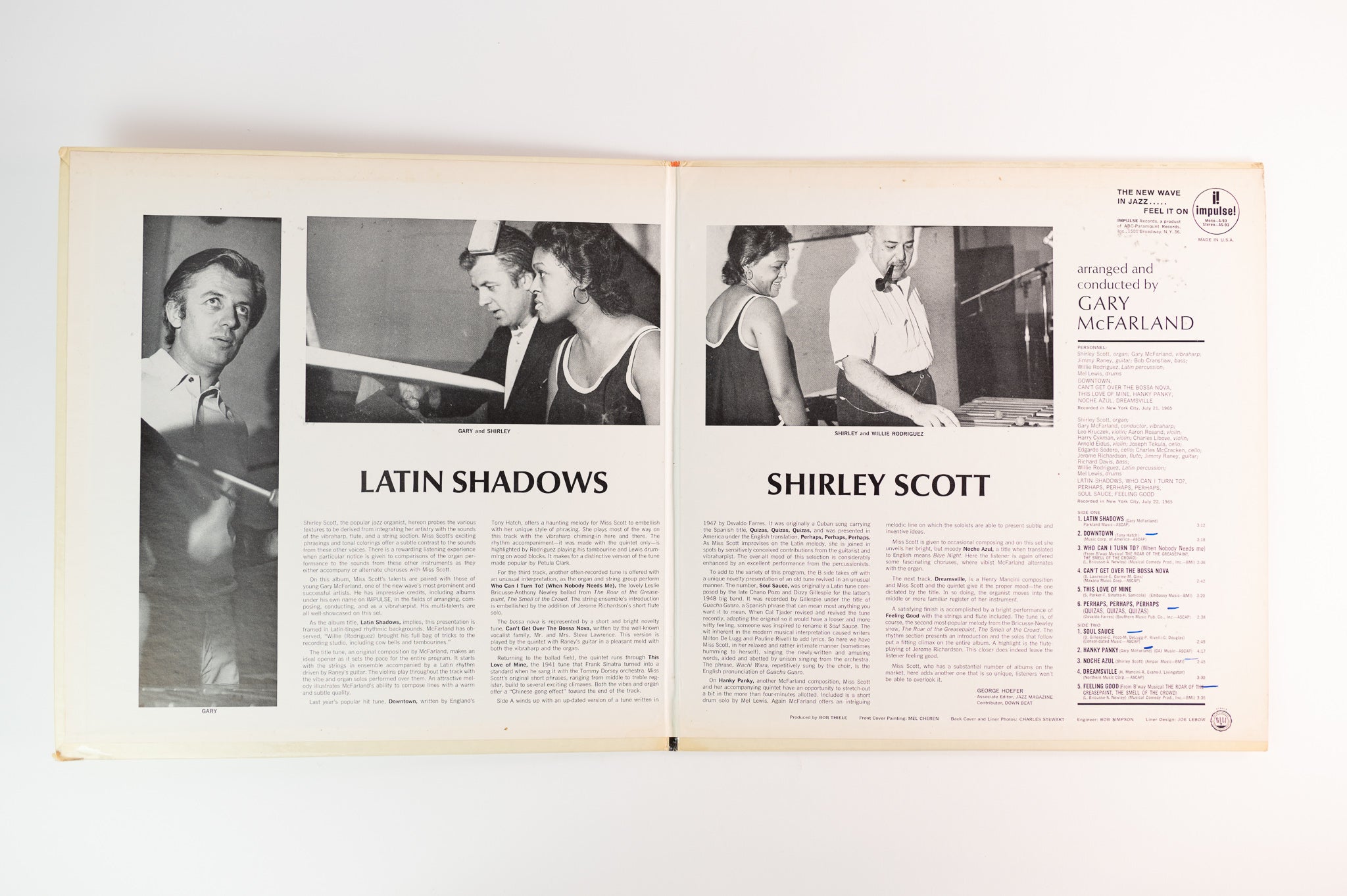 Shirley Scott - Latin Shadows on Impulse Mono Promo