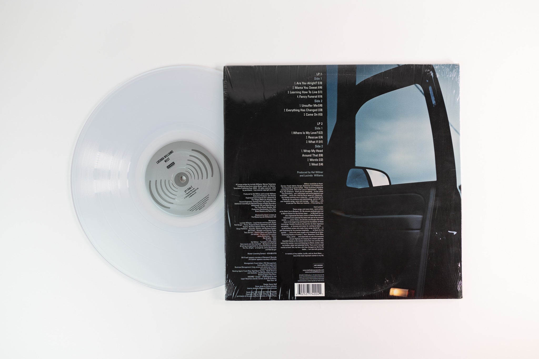 Lucinda Williams - West on Lost Highway Ltd Clear Vinyl Reissue
