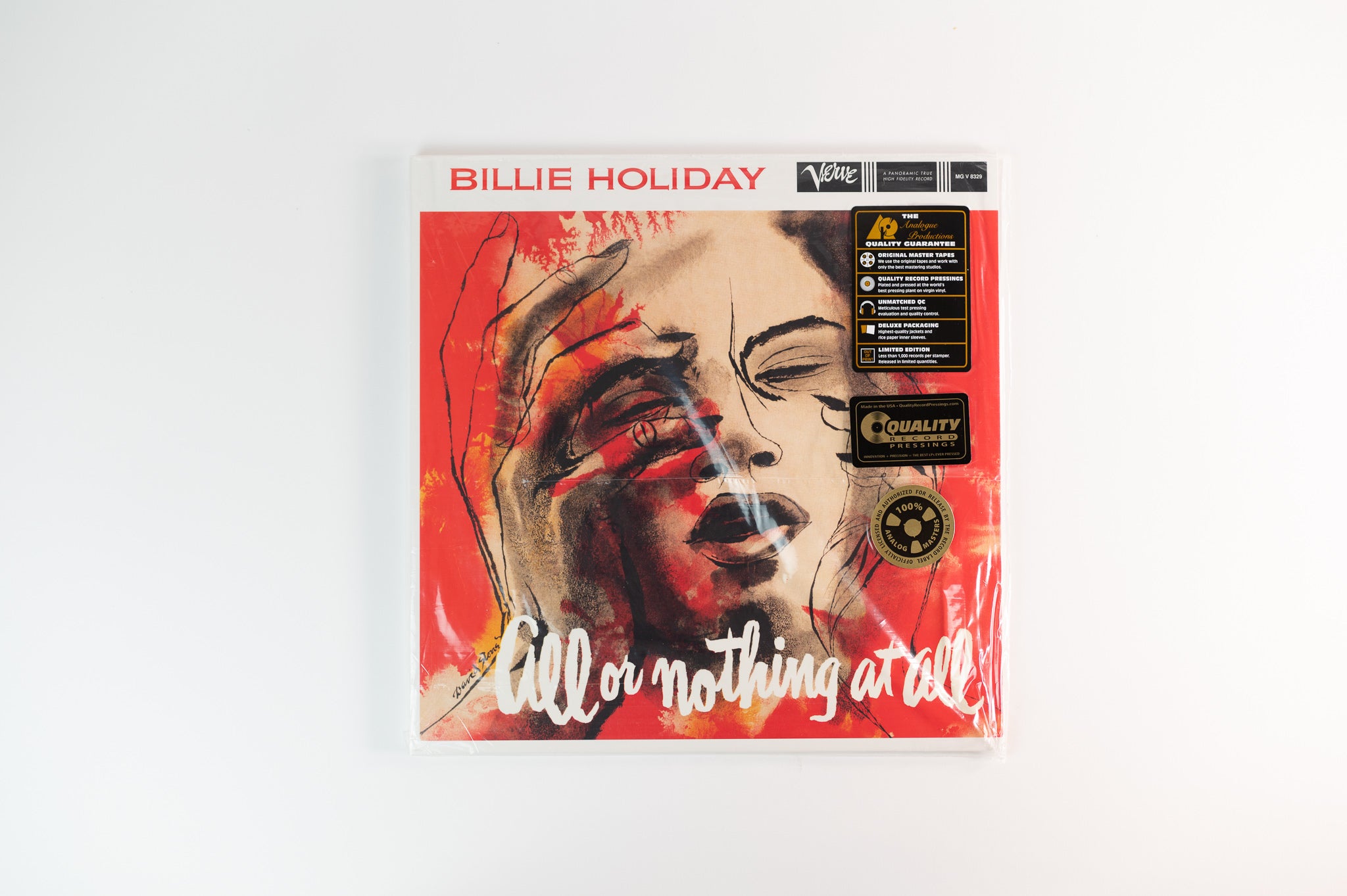 Billie Holiday - All Or Nothing At All on Verve Analogue Productions Reissue