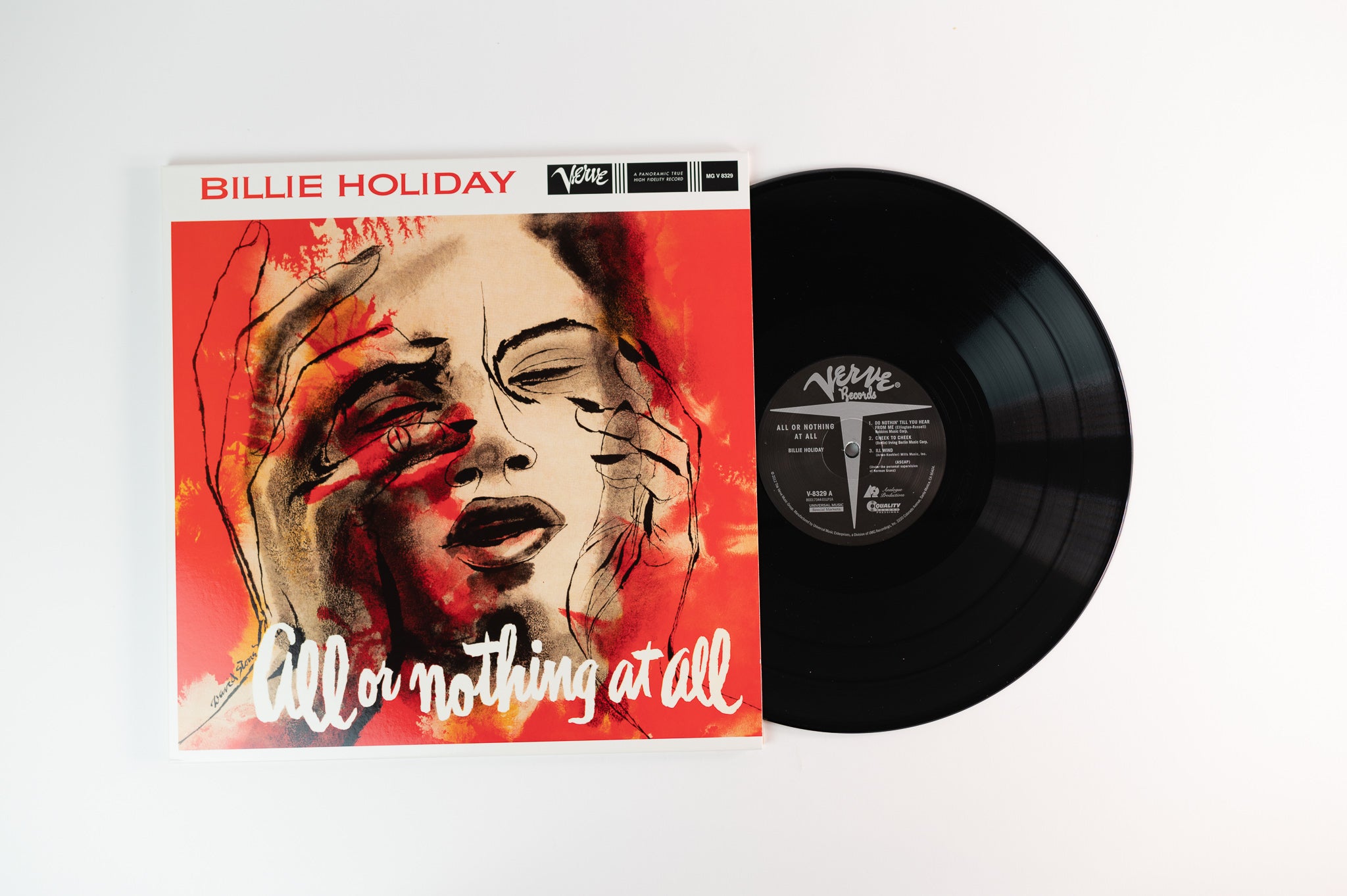 Billie Holiday - All Or Nothing At All on Verve Analogue Productions Reissue