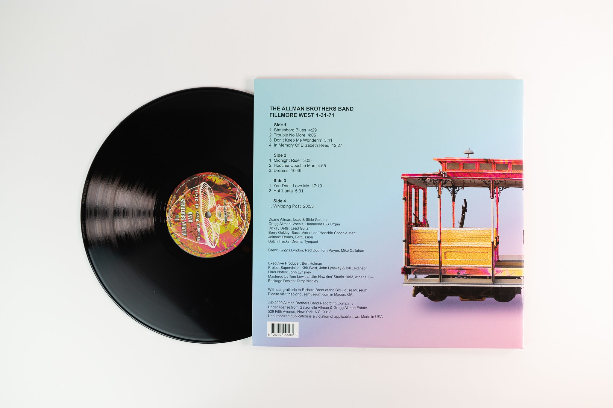 The Allman Brothers Band - Fillmore West 1-31-71 on Allman Brothers Ltd Edition