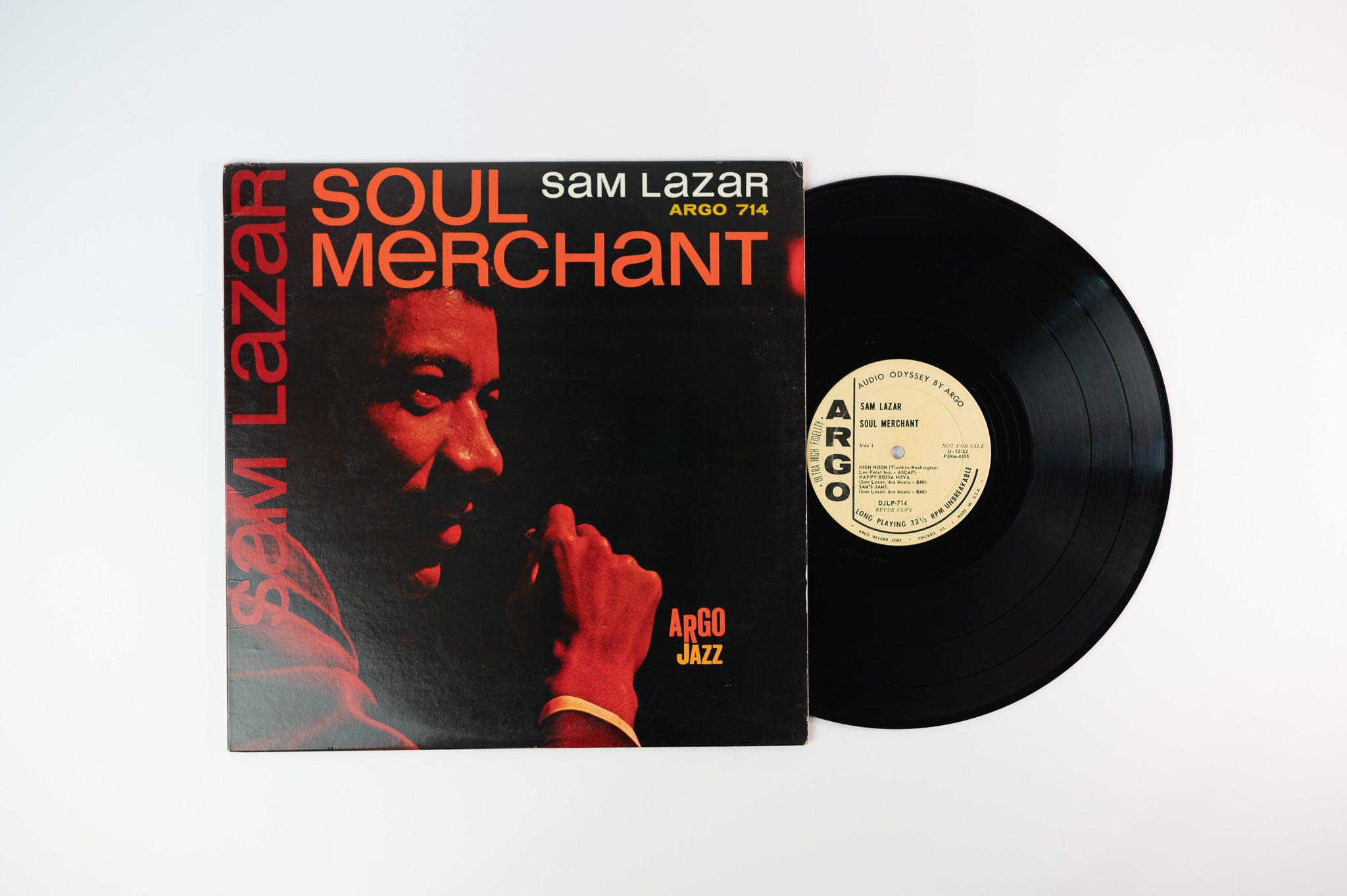 Sam Lazar - Soul Merchant on Argo - Mono Promo