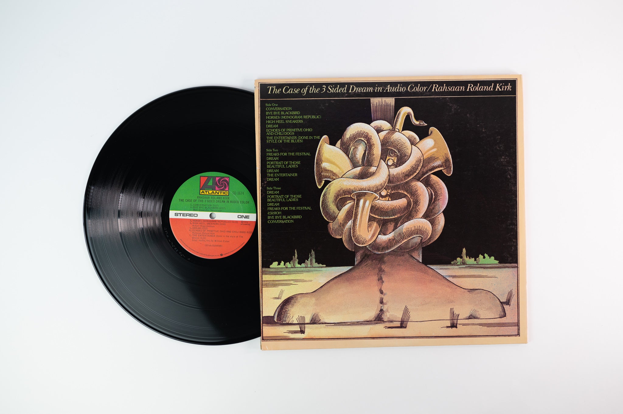 Roland Kirk - The Case Of The 3 Sided Dream In Audio Color on Atlantic