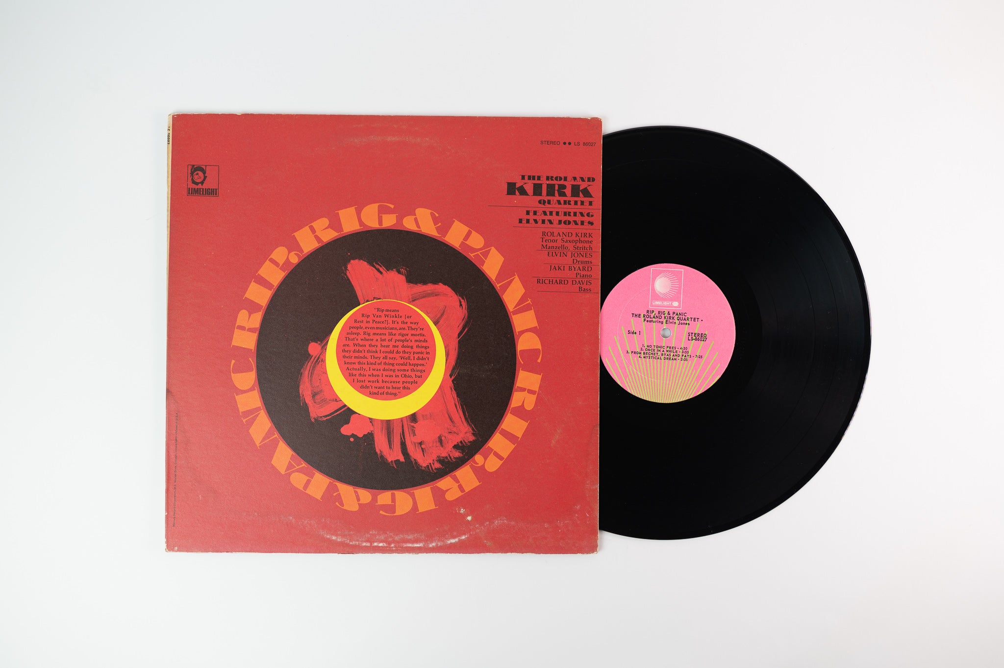 The Roland Kirk Quartet - Rip, Rig & Panic on Limelight Stereo Reissue