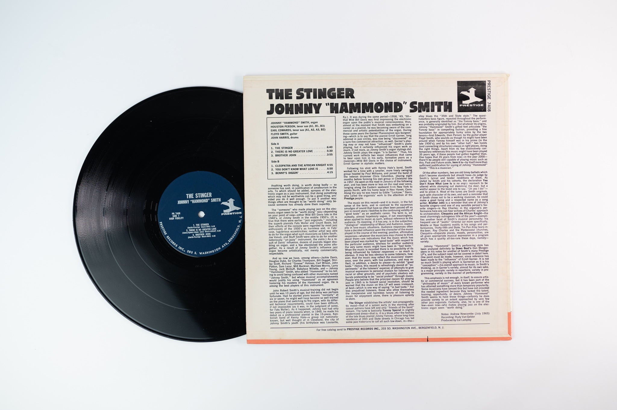 Johnny Hammond - The Stinger on Prestige 7408 Mono