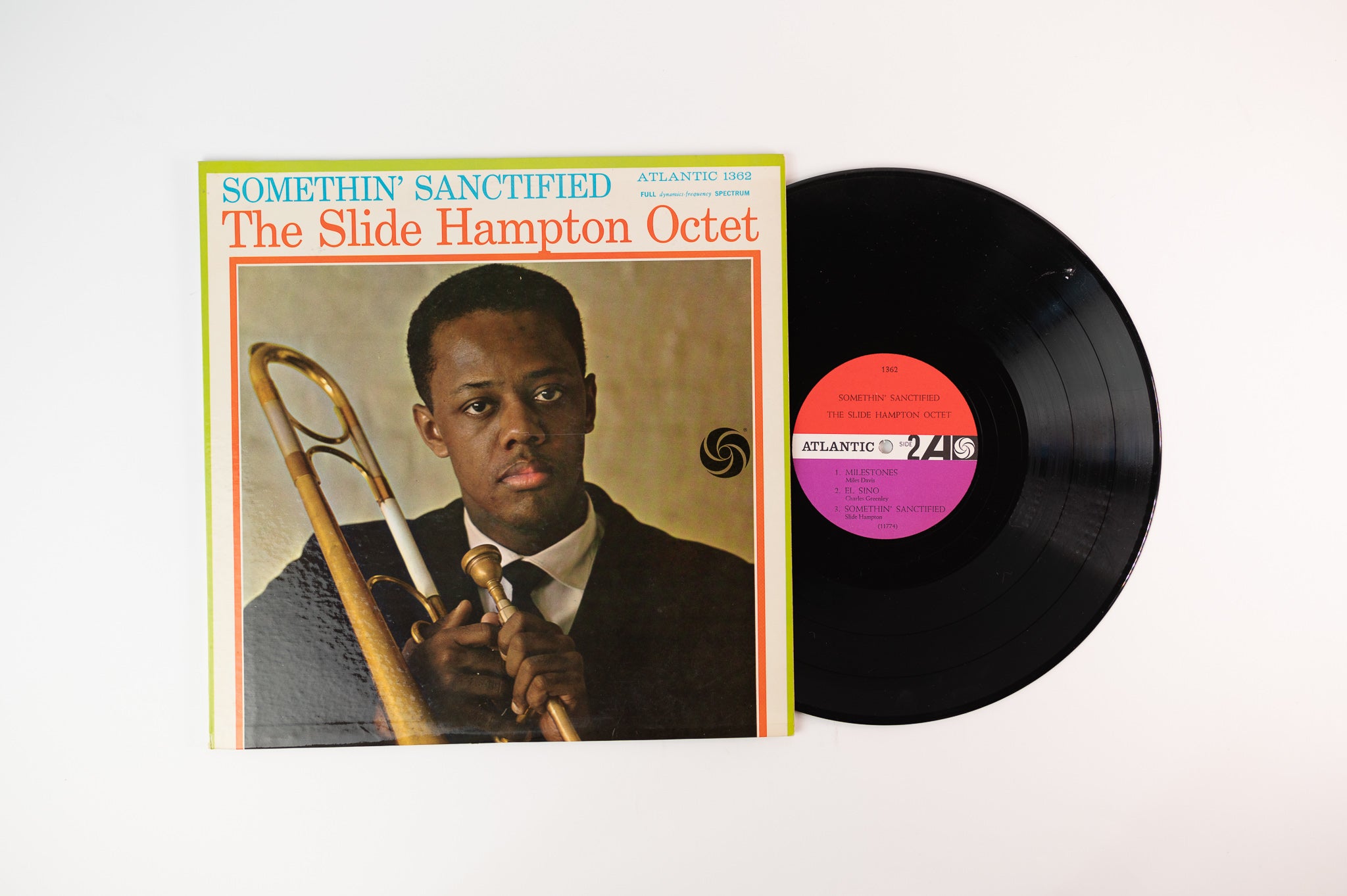 Slide Hampton Octet - Somethin' Sanctified Mono White Fan Logo