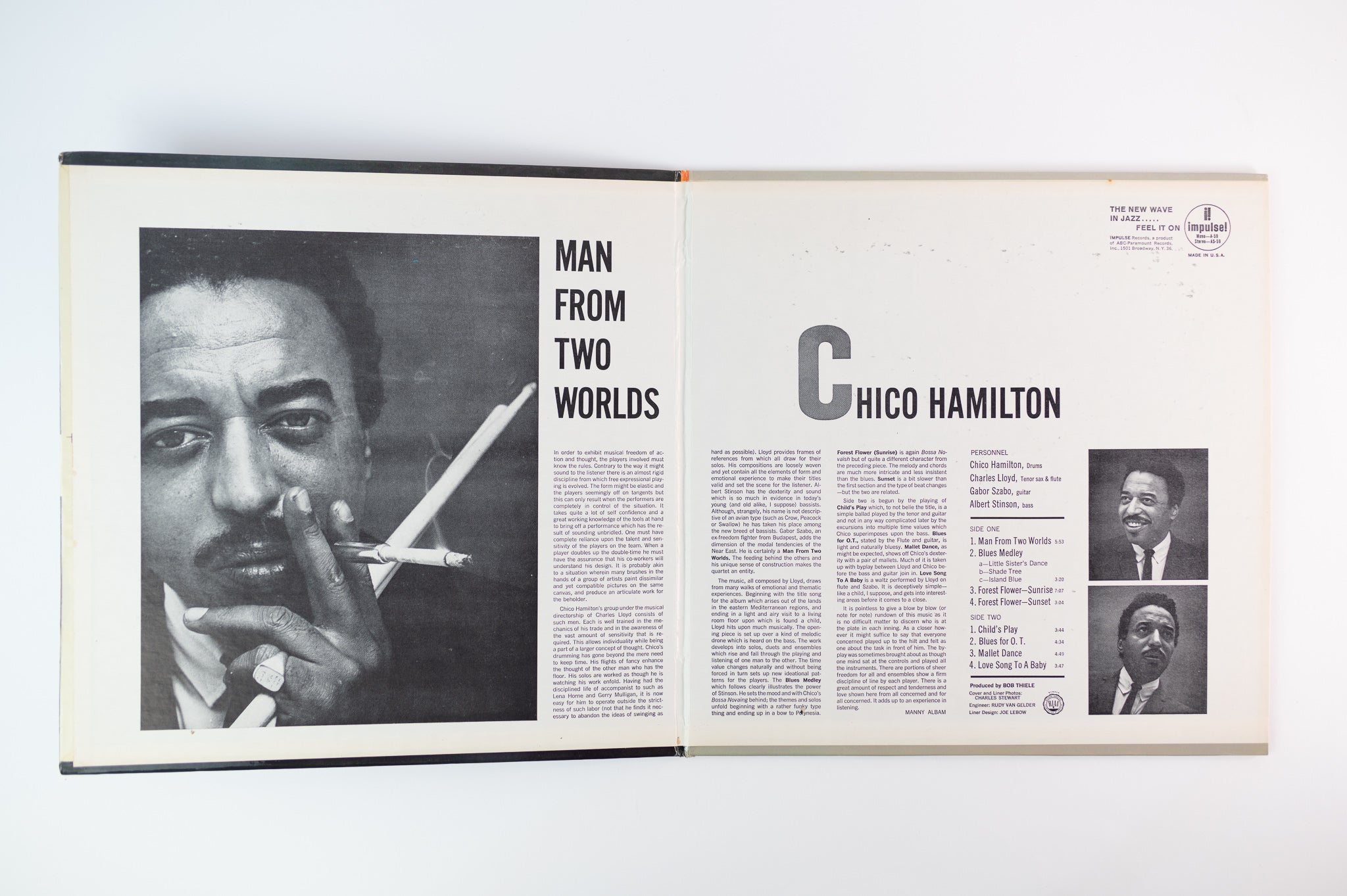 Chico Hamilton - Man From Two Worlds on Impulse Stereo