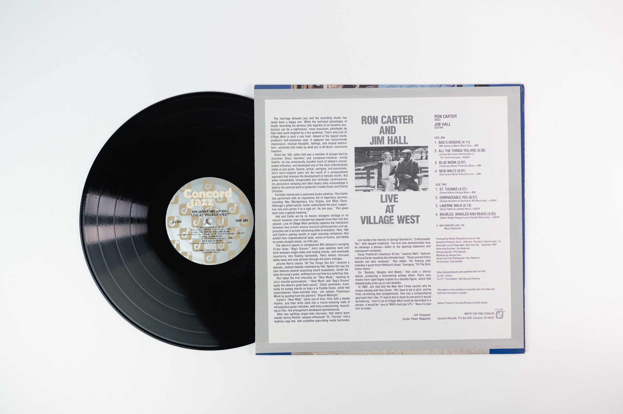 Ron Carter and Jim Hall - Live At Village West on Concord