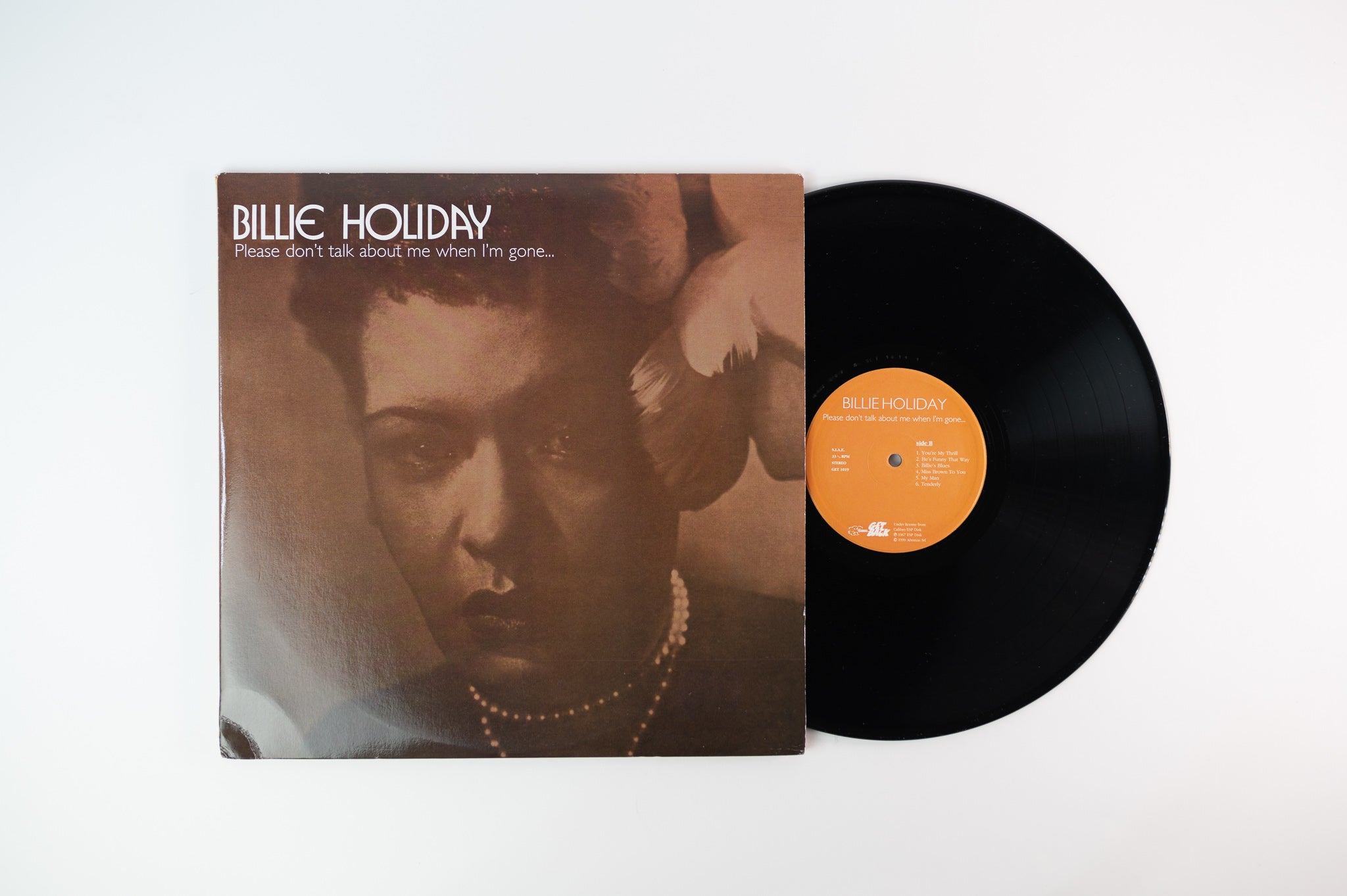 Billie Holiday - Please Don't Talk About Me When I'm Gone... on Get Back 180 Gram Italian Press