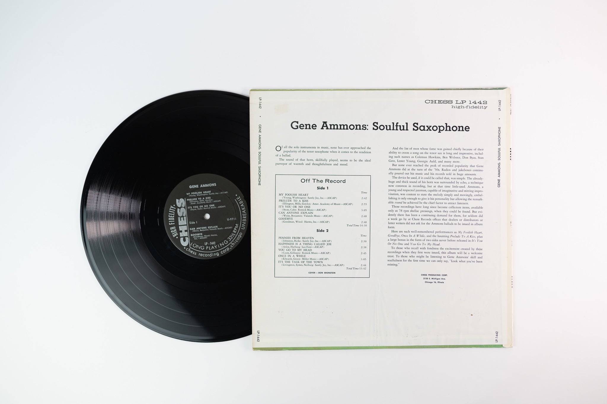 Gene Ammons - Soulful Saxophone on Chess Mono Deep Groove