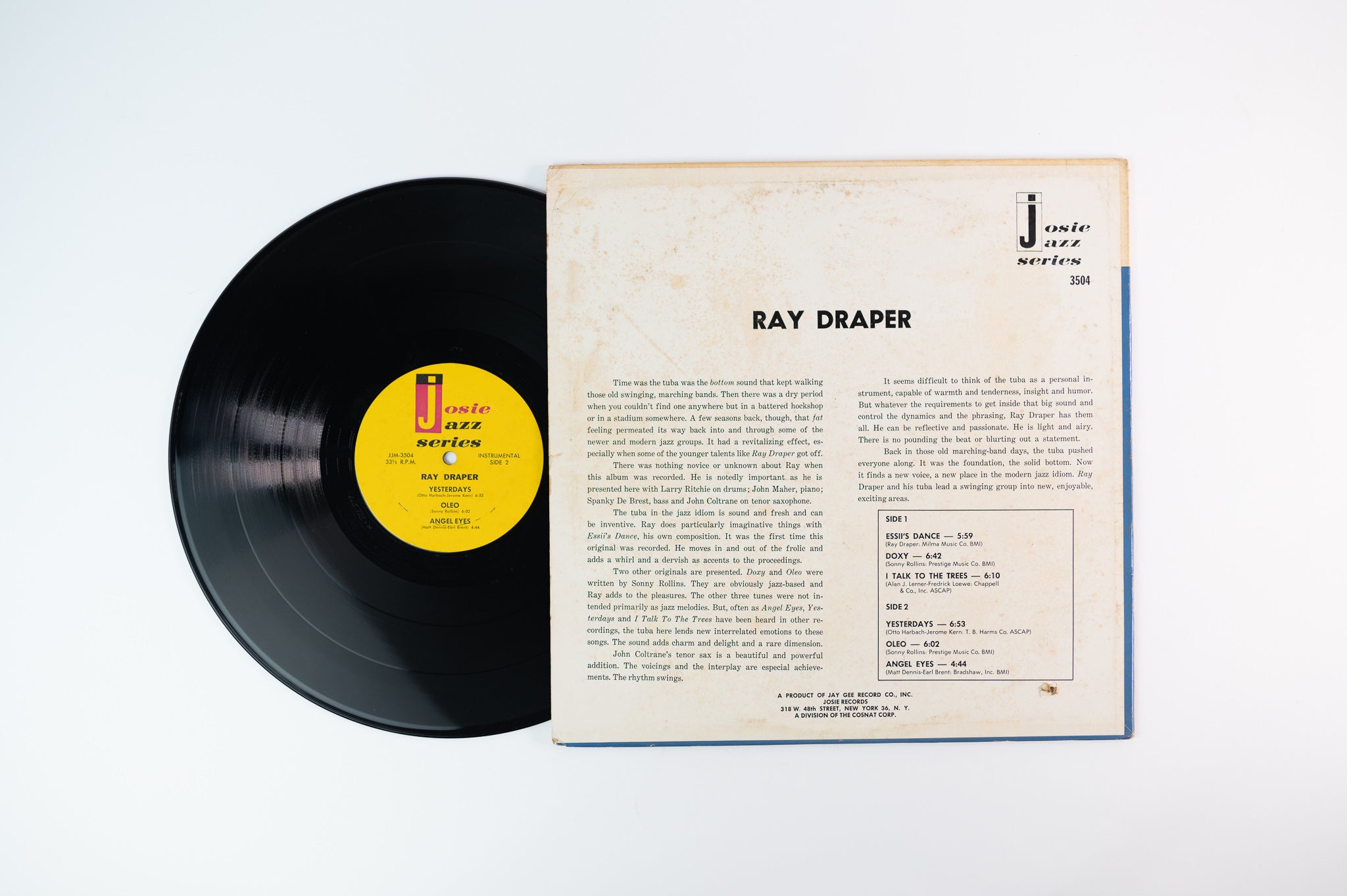 Ray Draper - Ray Draper on Josie Mono Reissue