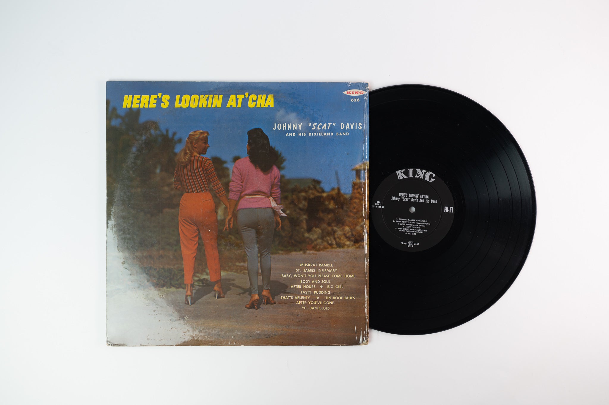 Johnnie "Scat" Davis - Here's Lookin At'Cha on King Mono