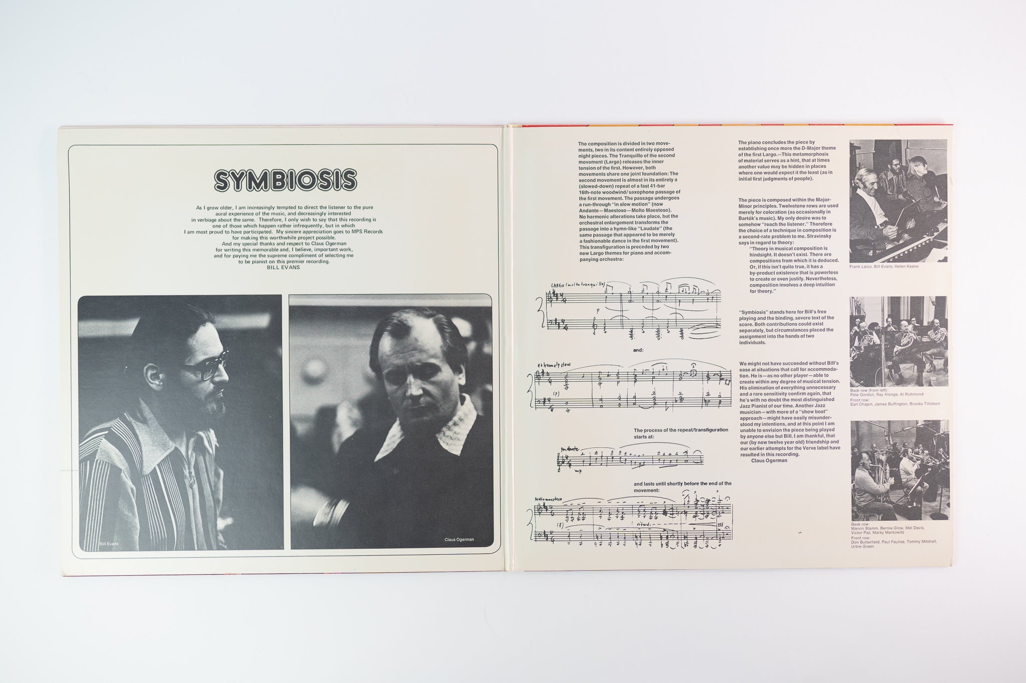 Bill Evans - Symbiosis on MPS BASF