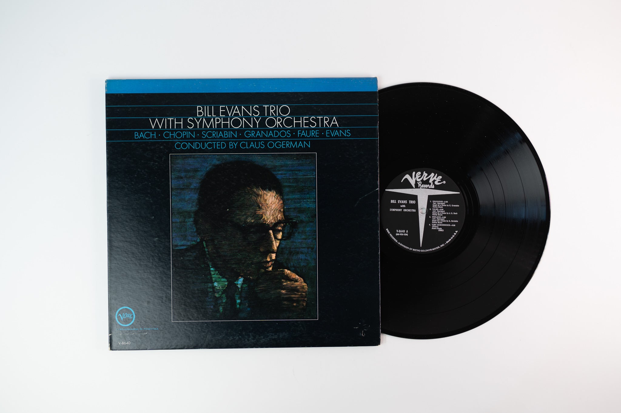 The Bill Evans Trio - Bill Evans Trio With Symphony Orchestra on Verve Mono