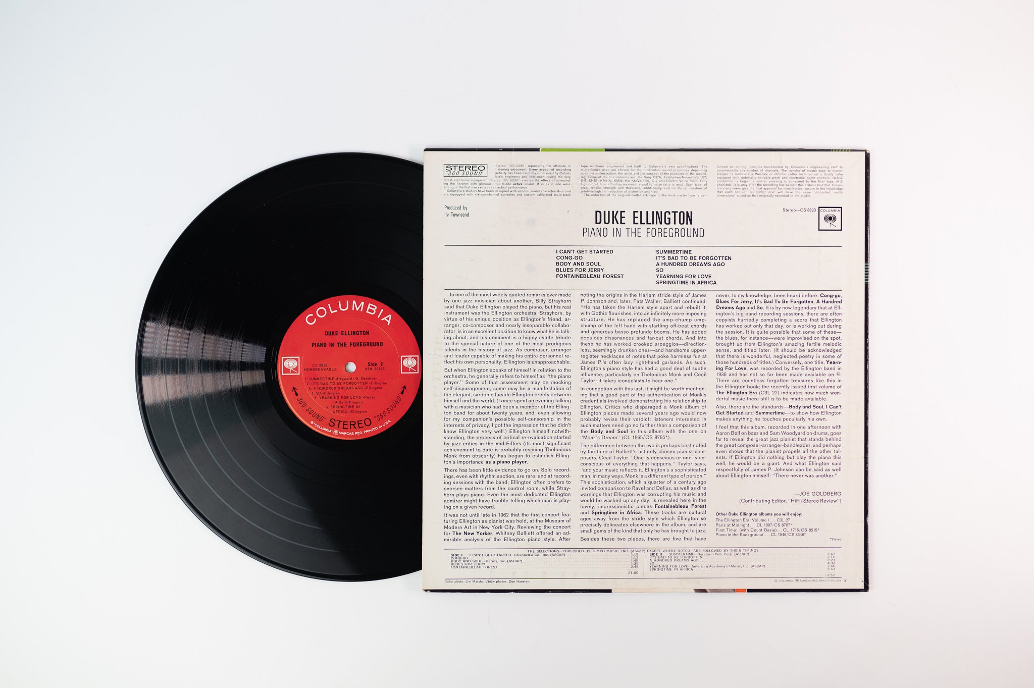 Duke Ellington - Piano In The Foreground on Columbia 360 Sound Stereo