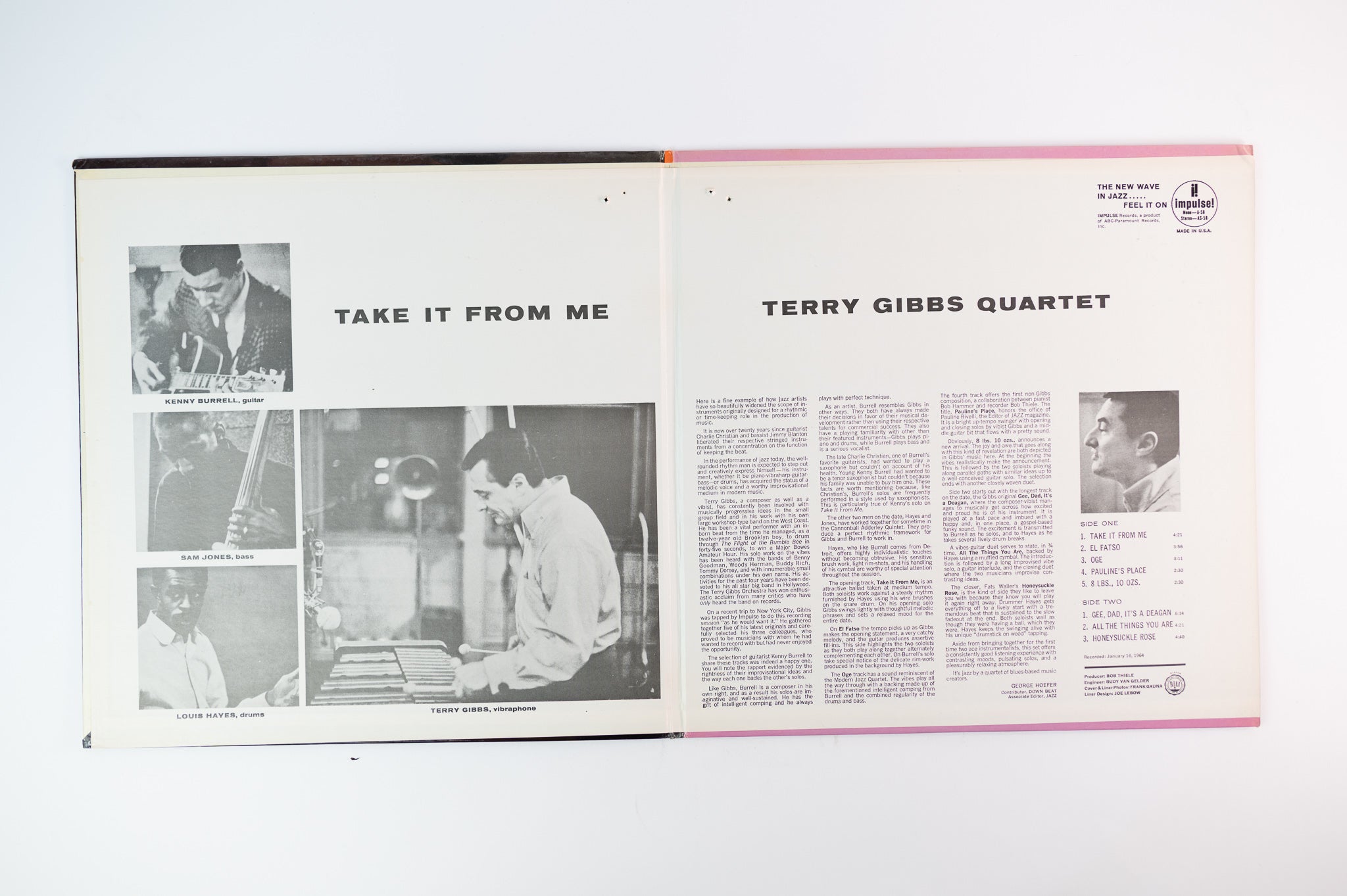 Terry Gibbs Quartet - Take It From Me on ABC Impulse Stereo Reissue