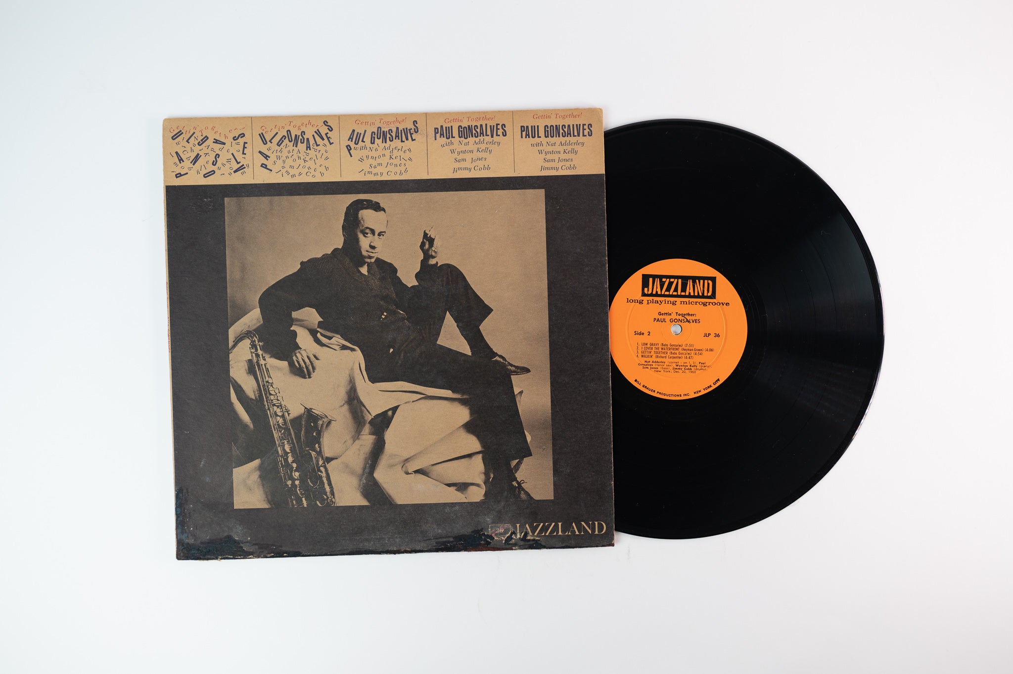 Paul Gonsalves - Gettin' Together on Jazzland Mono Deep Groove