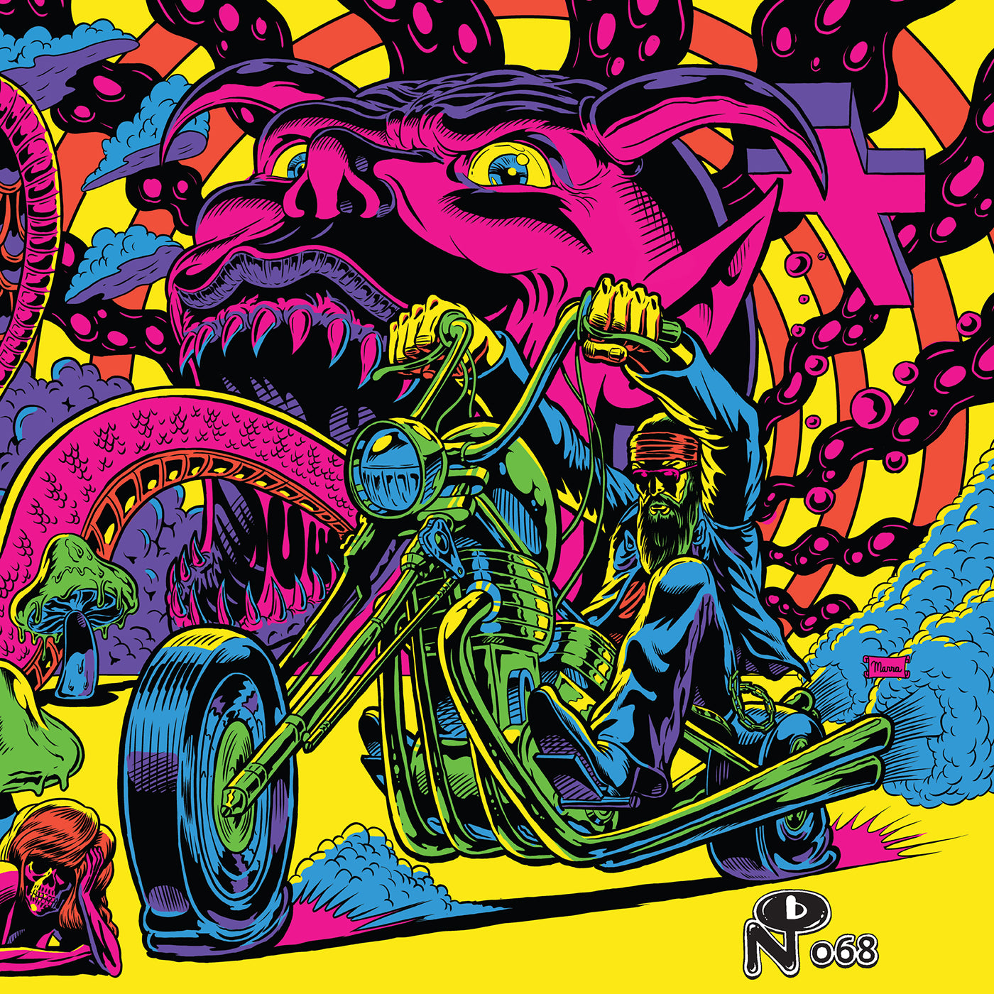 Various - Warfaring Strangers: Acid Nightmares [Neon Blotter Swirl]