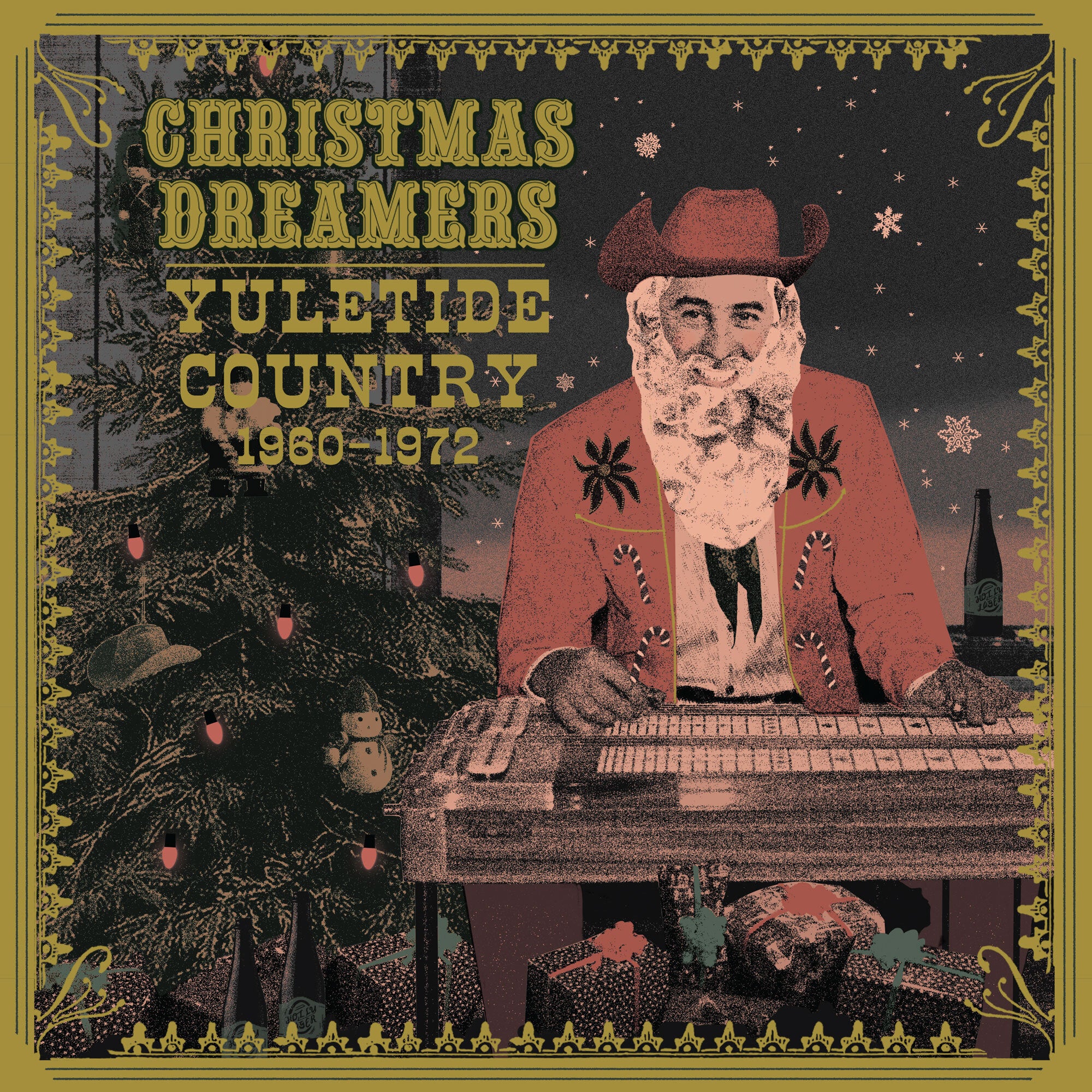 Various - Christmas Dreamers: Yuletide Country (1960-1972) [Black Vinyl]