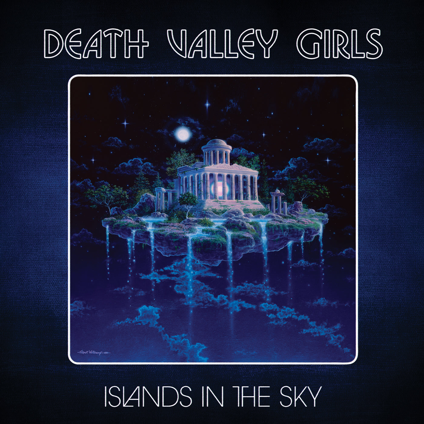 Death Valley Girls - Islands in the Sky [Half Neon Pink & Half Neon Orange w/ Neon Green Splatter Vinyl]