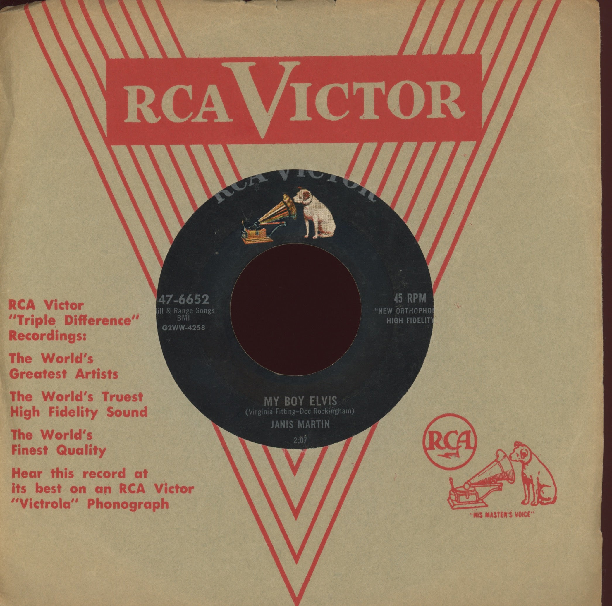 Janis Martin- My Boy Elvis on RCA