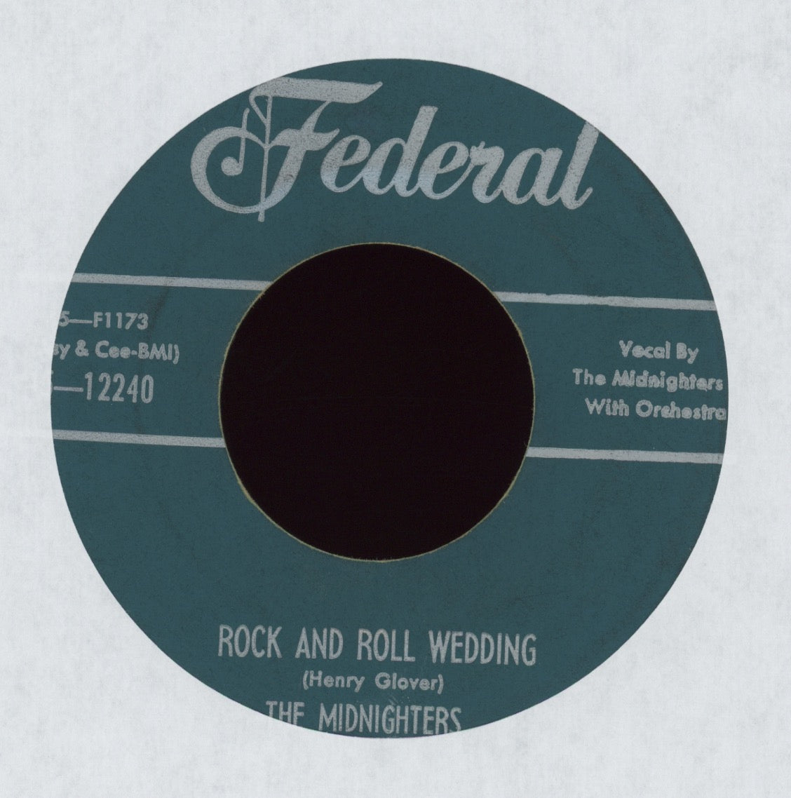 The Midnighters - Rock And Roll Wedding on Federal