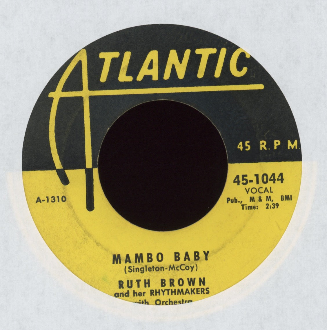 Ruth Brown And Her Rhythmakers - Mambo Baby on Atlantic